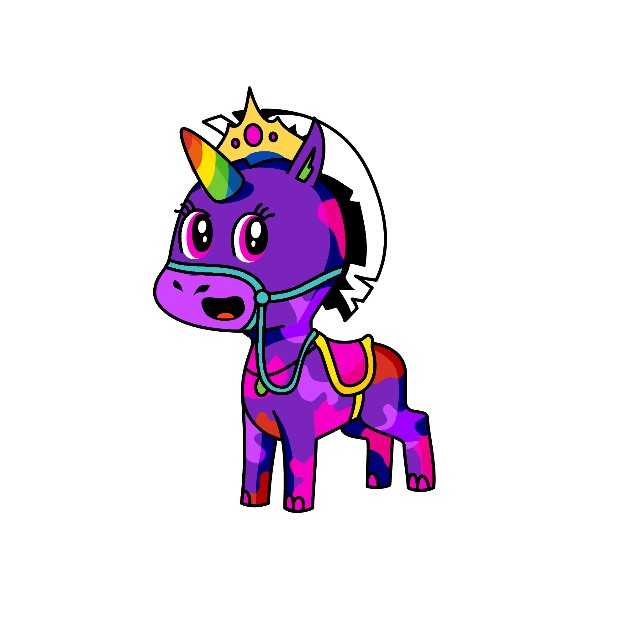 Fluffy, the unicorn