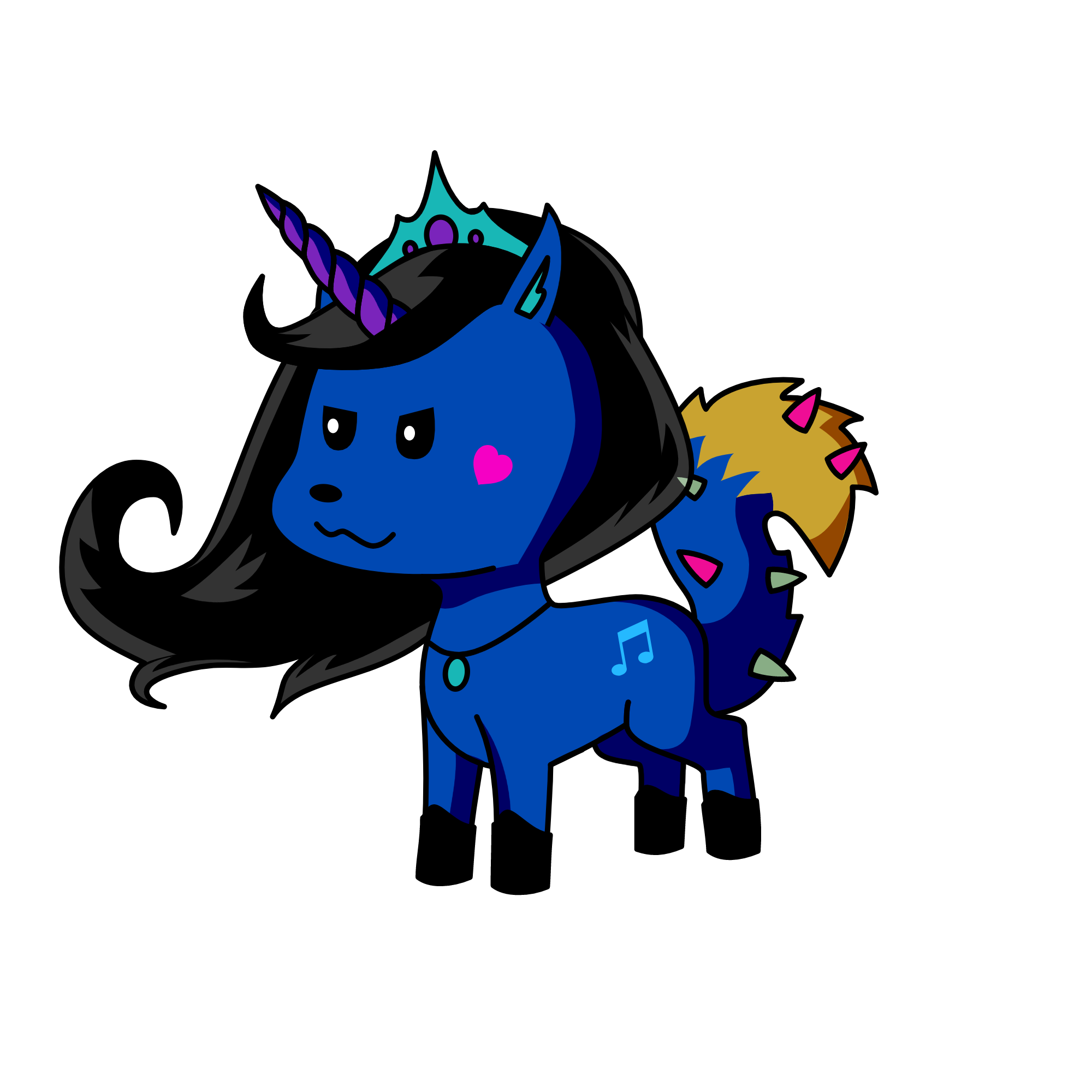 Midnight, the unicorn