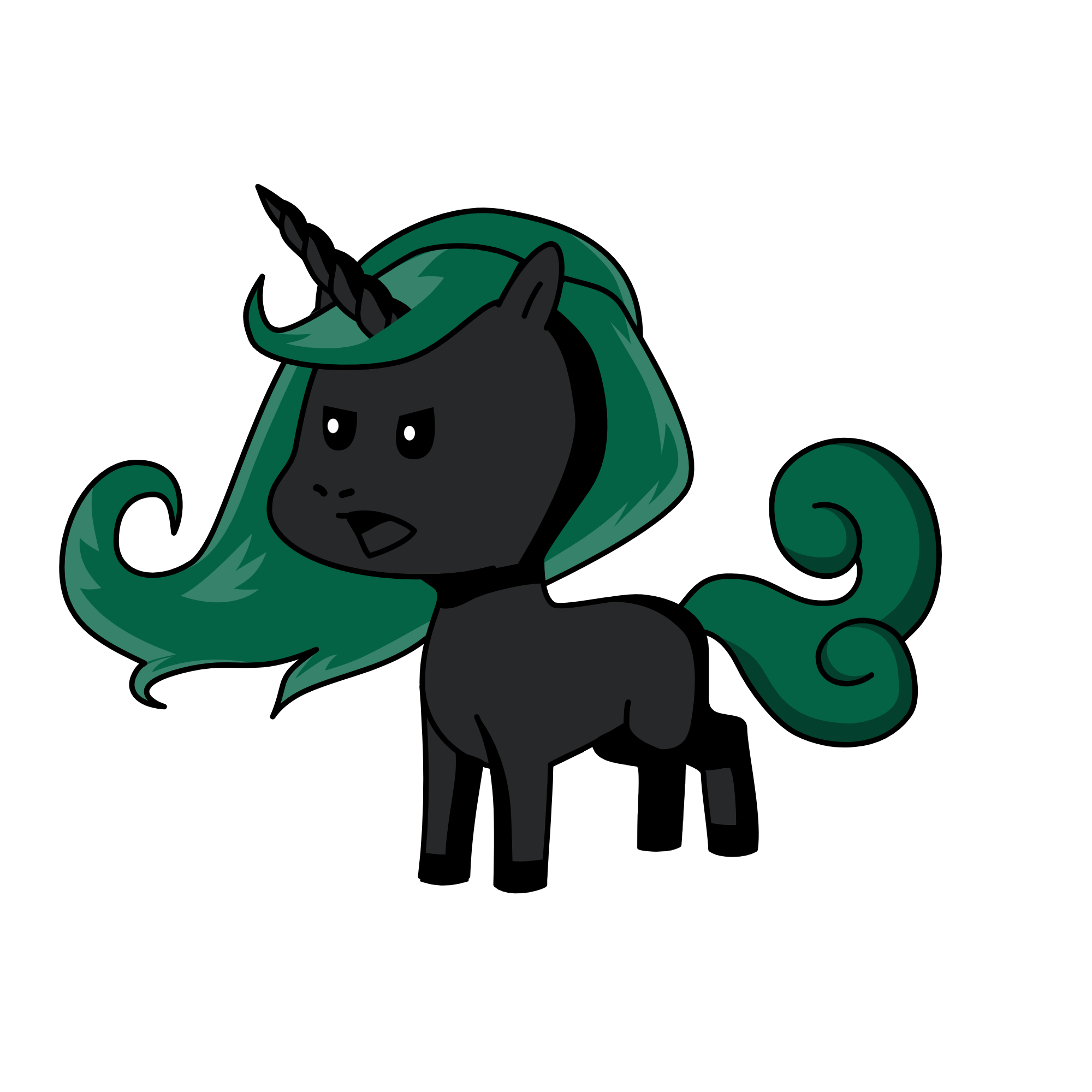 Queen Chrystalis, the unicorn