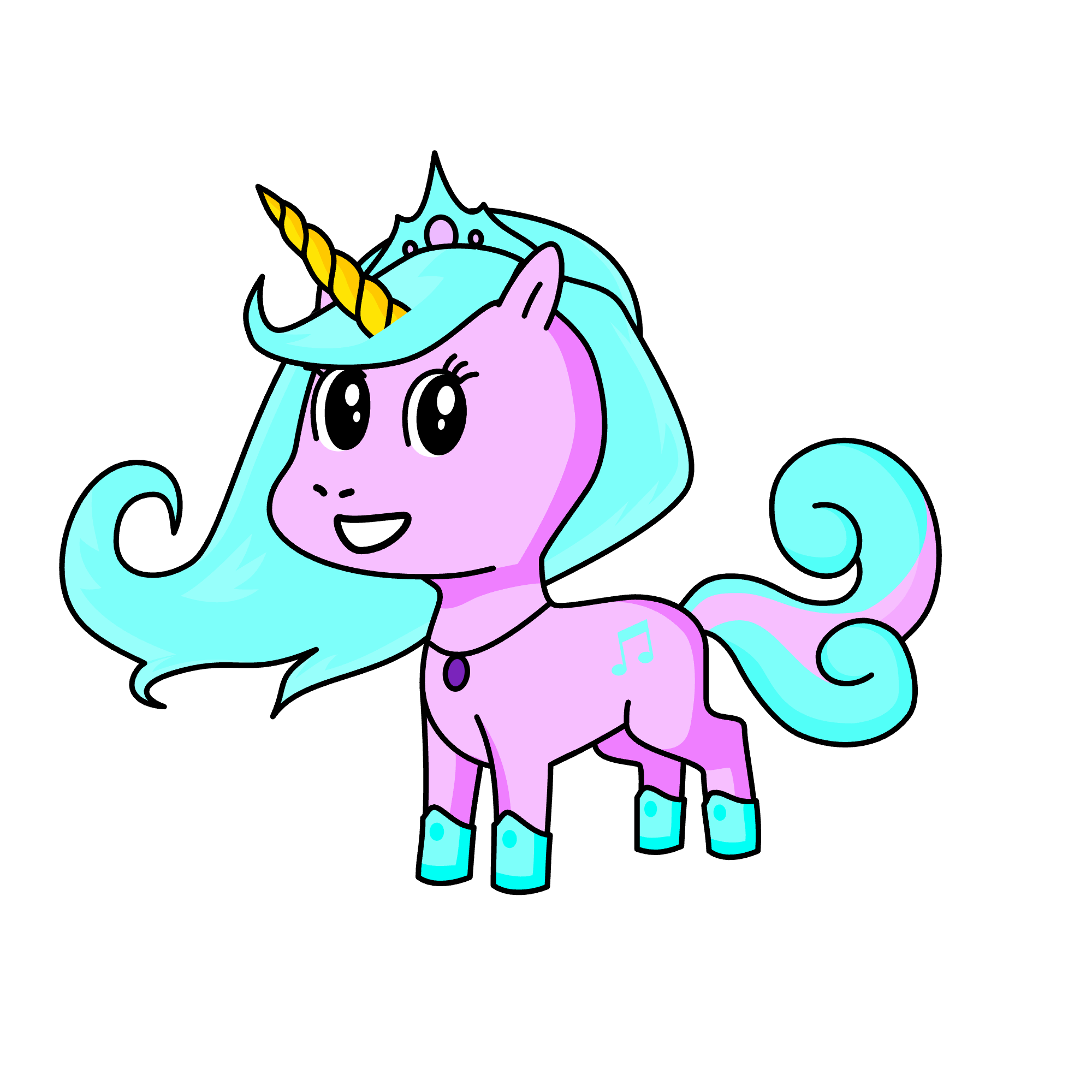 Princess Cotton Candy, the unicorn