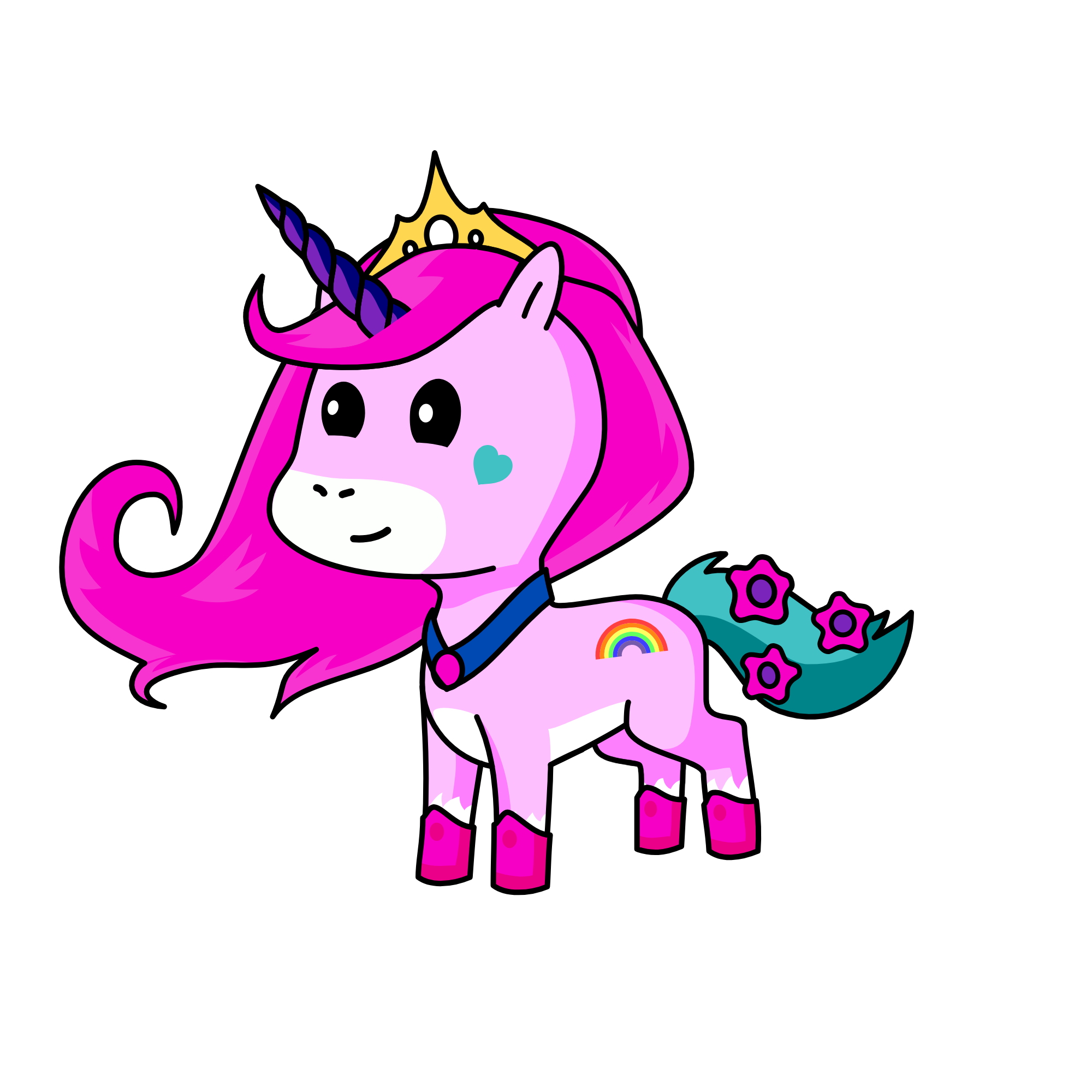 princess, the unicorn