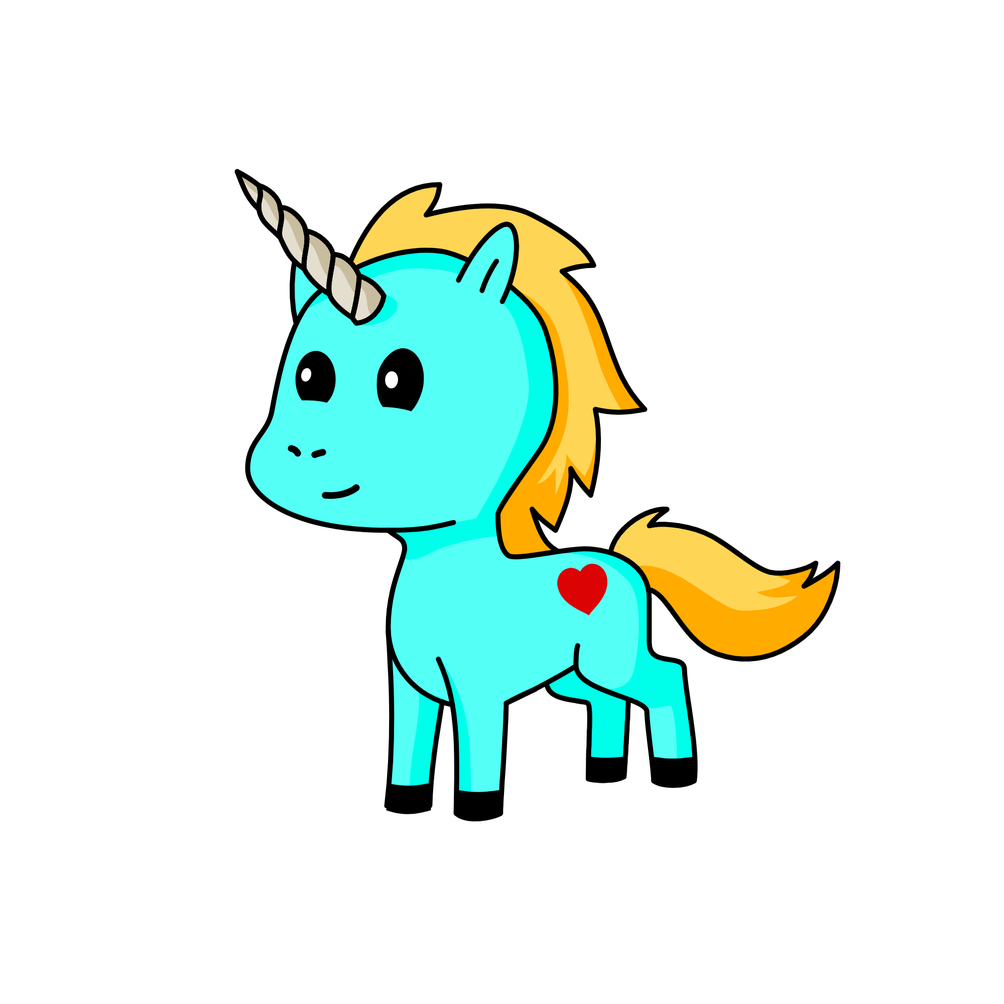 Bule, the unicorn