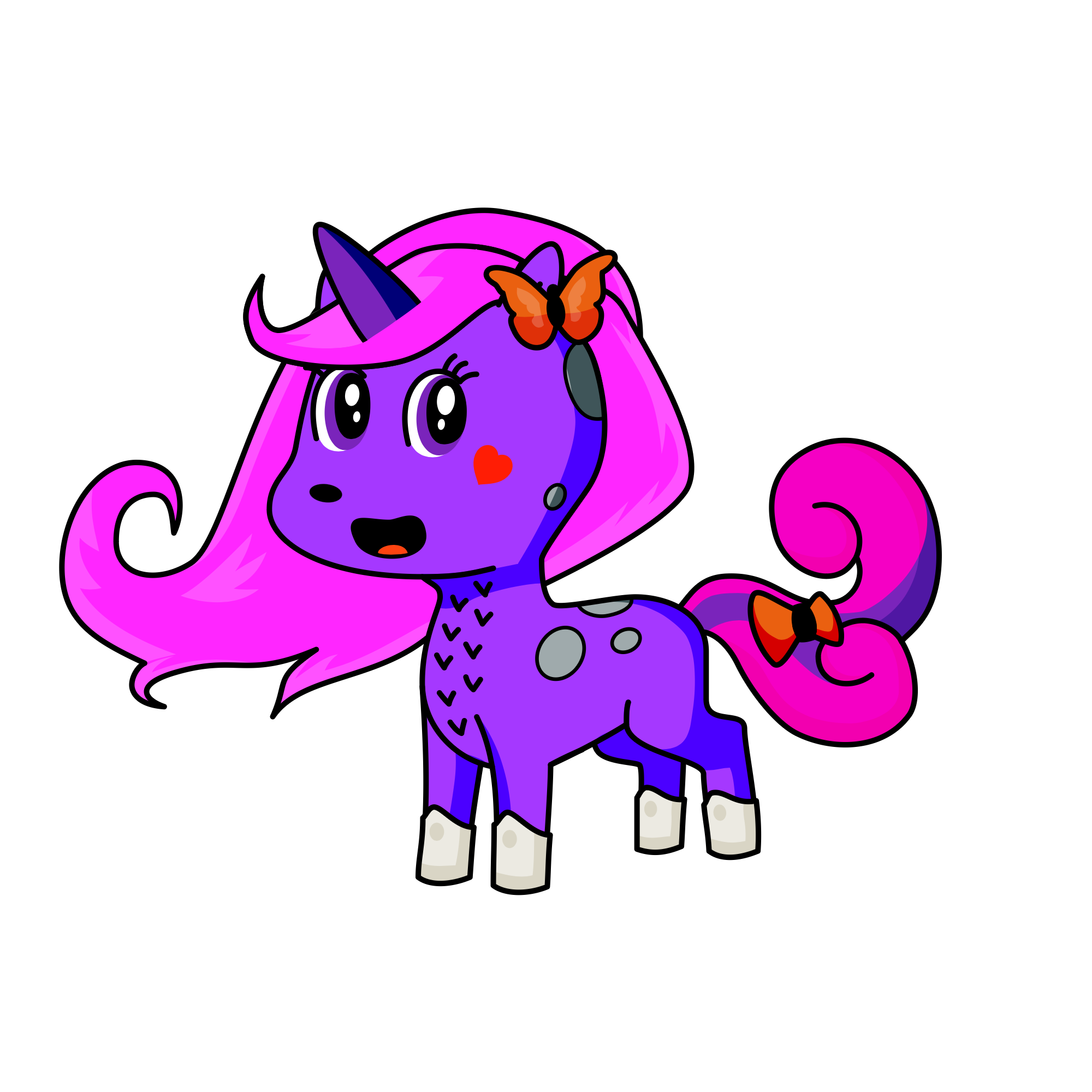 Speckels, the unicorn