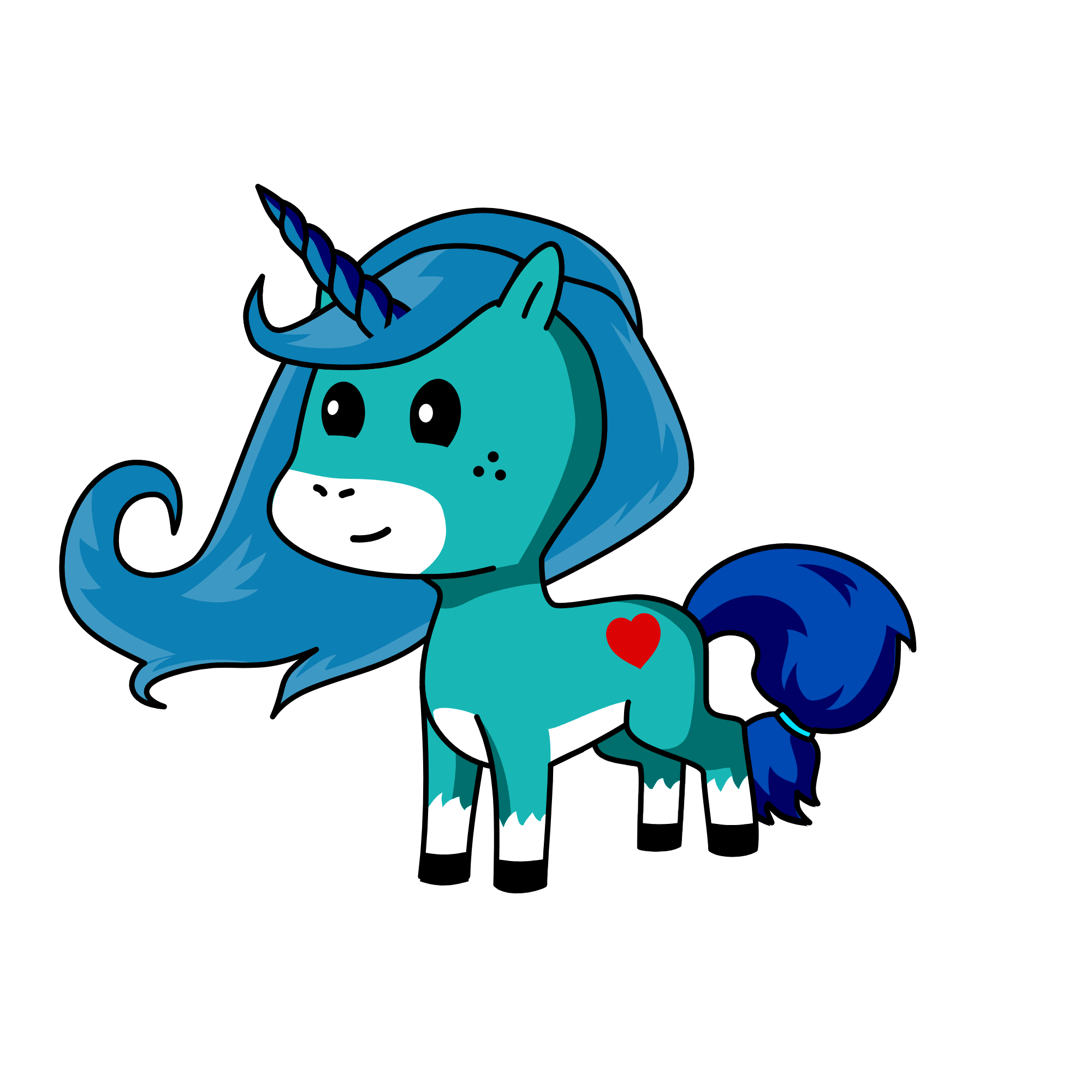 princes of bleu, the unicorn
