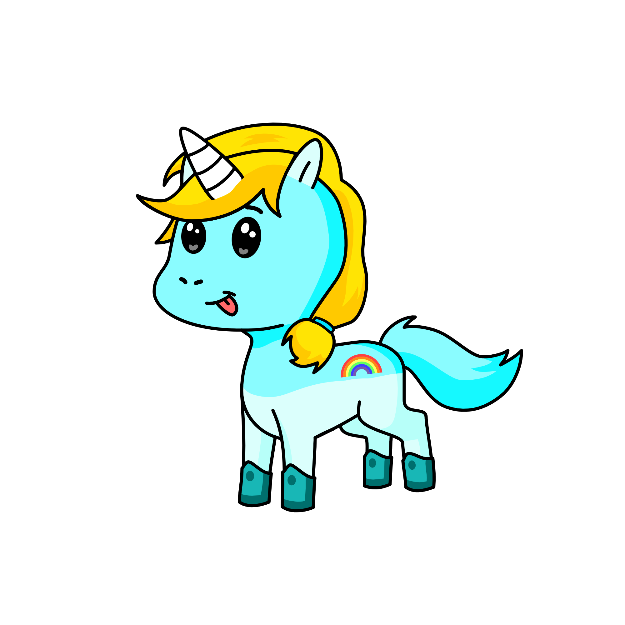 bubbles, the unicorn