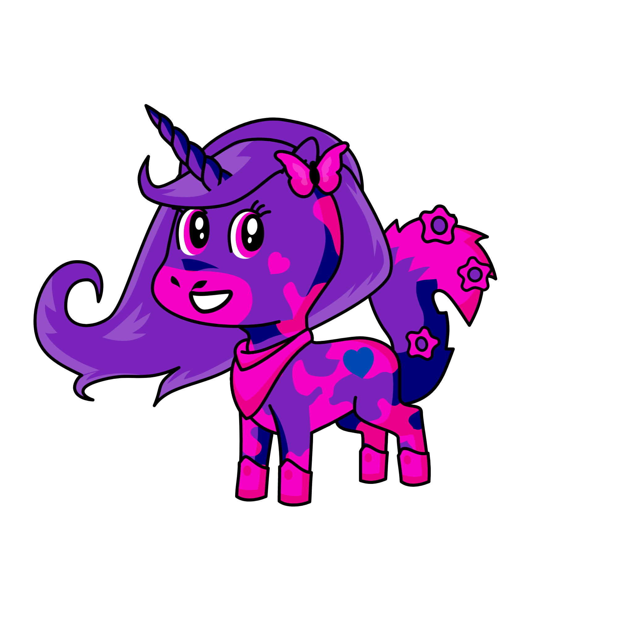 Dusk, the unicorn