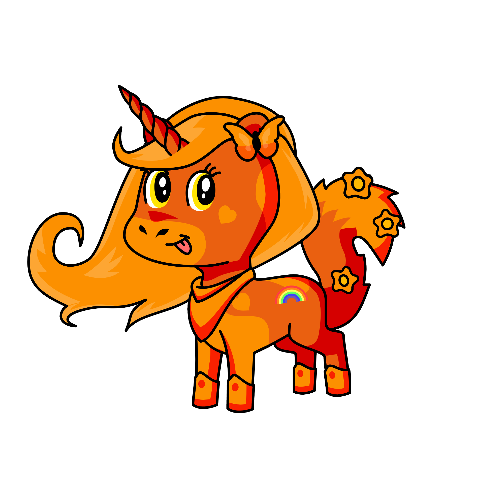 Sunflower, the unicorn