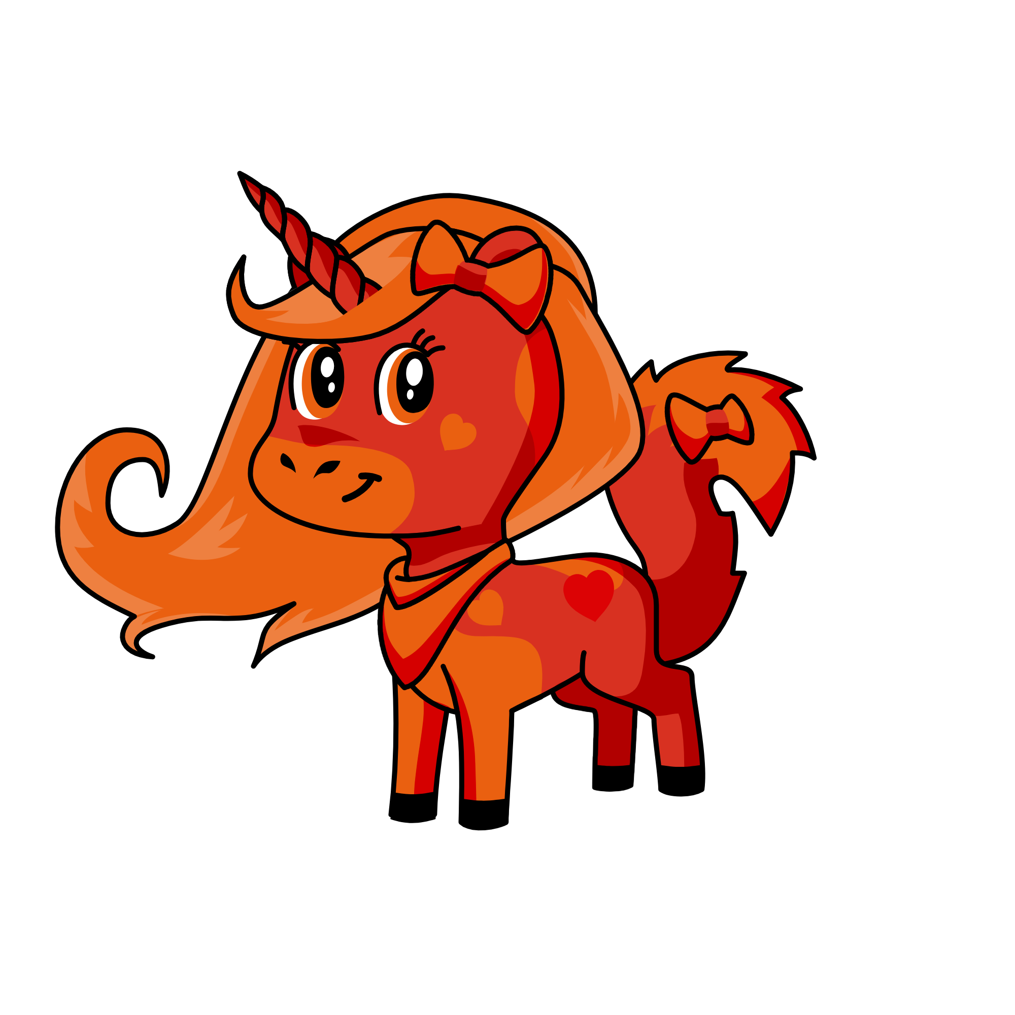 Heart Warmer, the unicorn