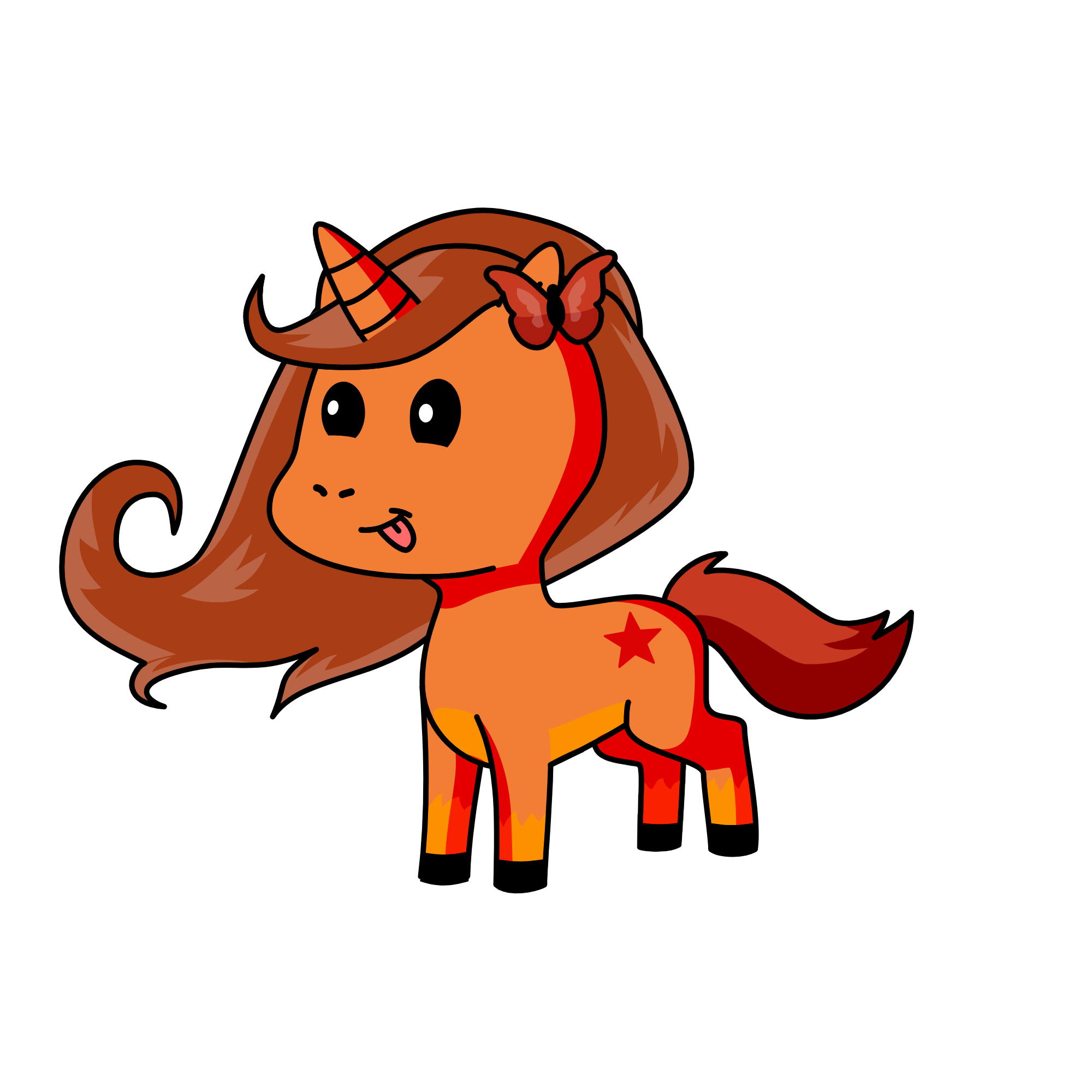 Danaia, the unicorn