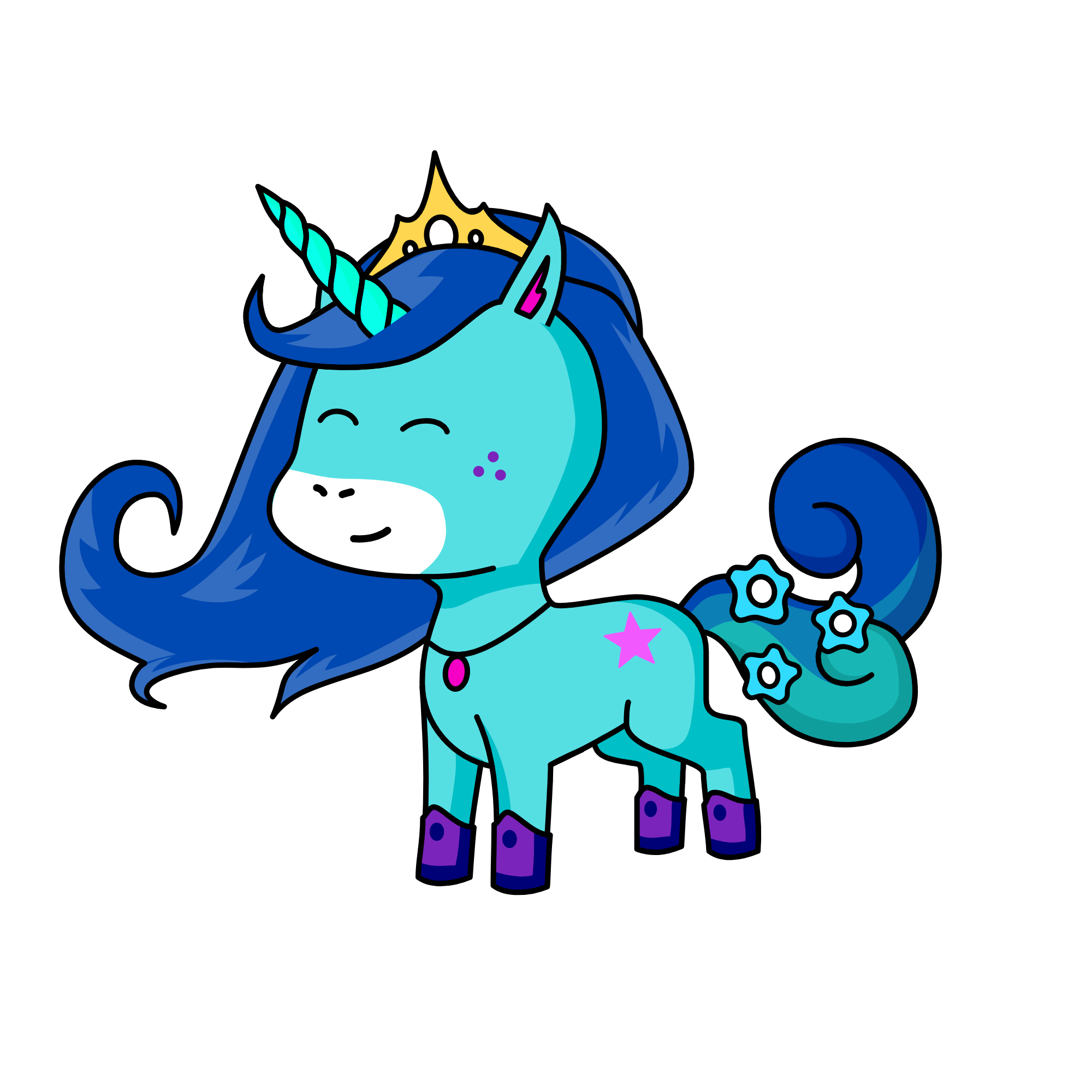 Glory, the unicorn