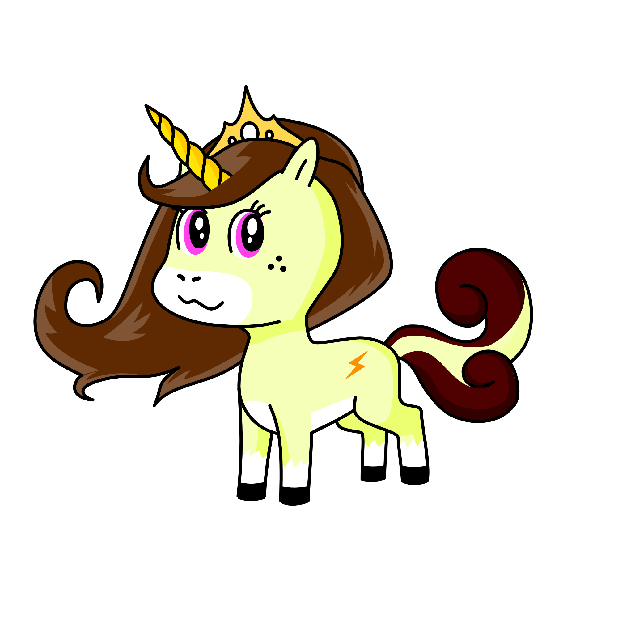 candy corn, the unicorn