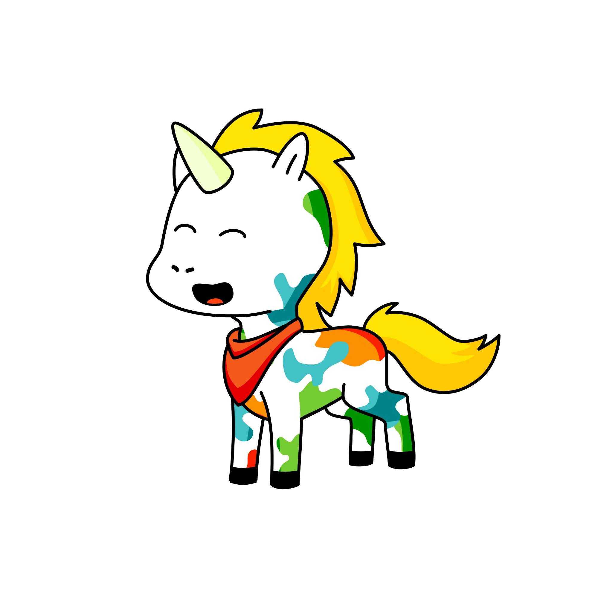macaroni ponie, the unicorn
