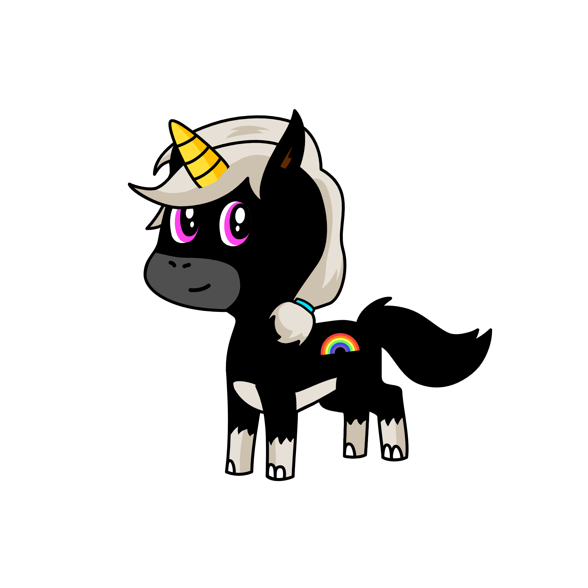 blacy, the unicorn