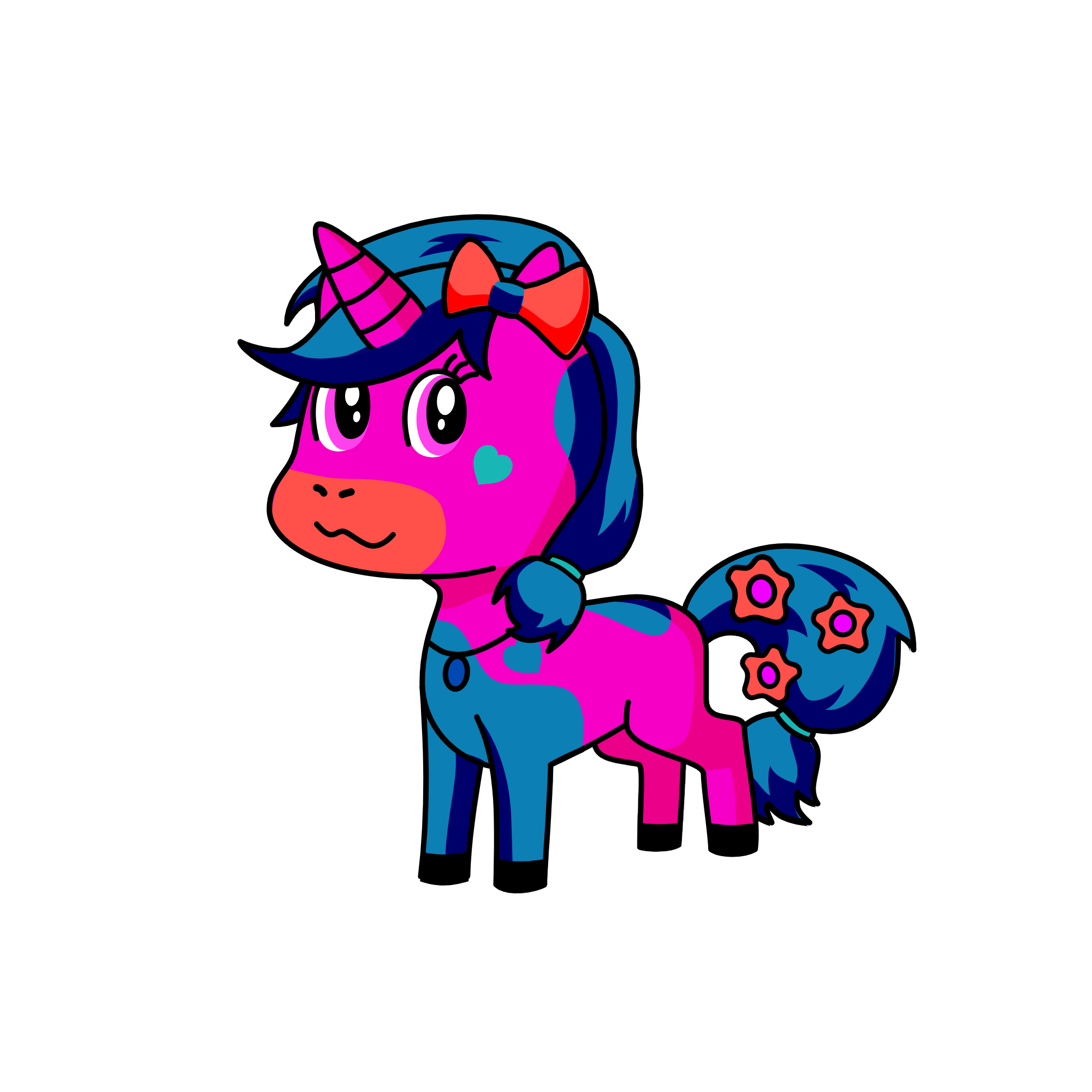 plinkie, the unicorn