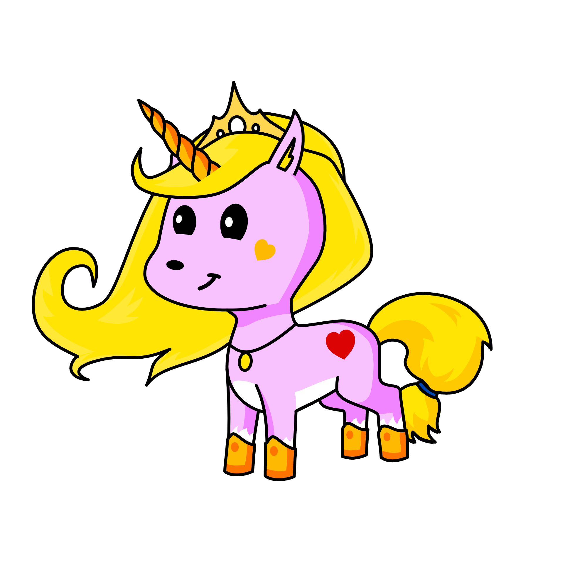 Rapunzel, the unicorn