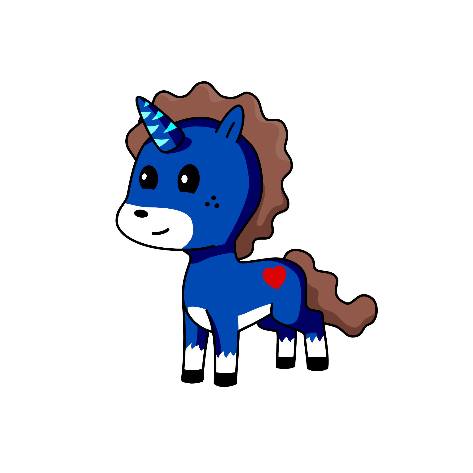 Splashy, the unicorn