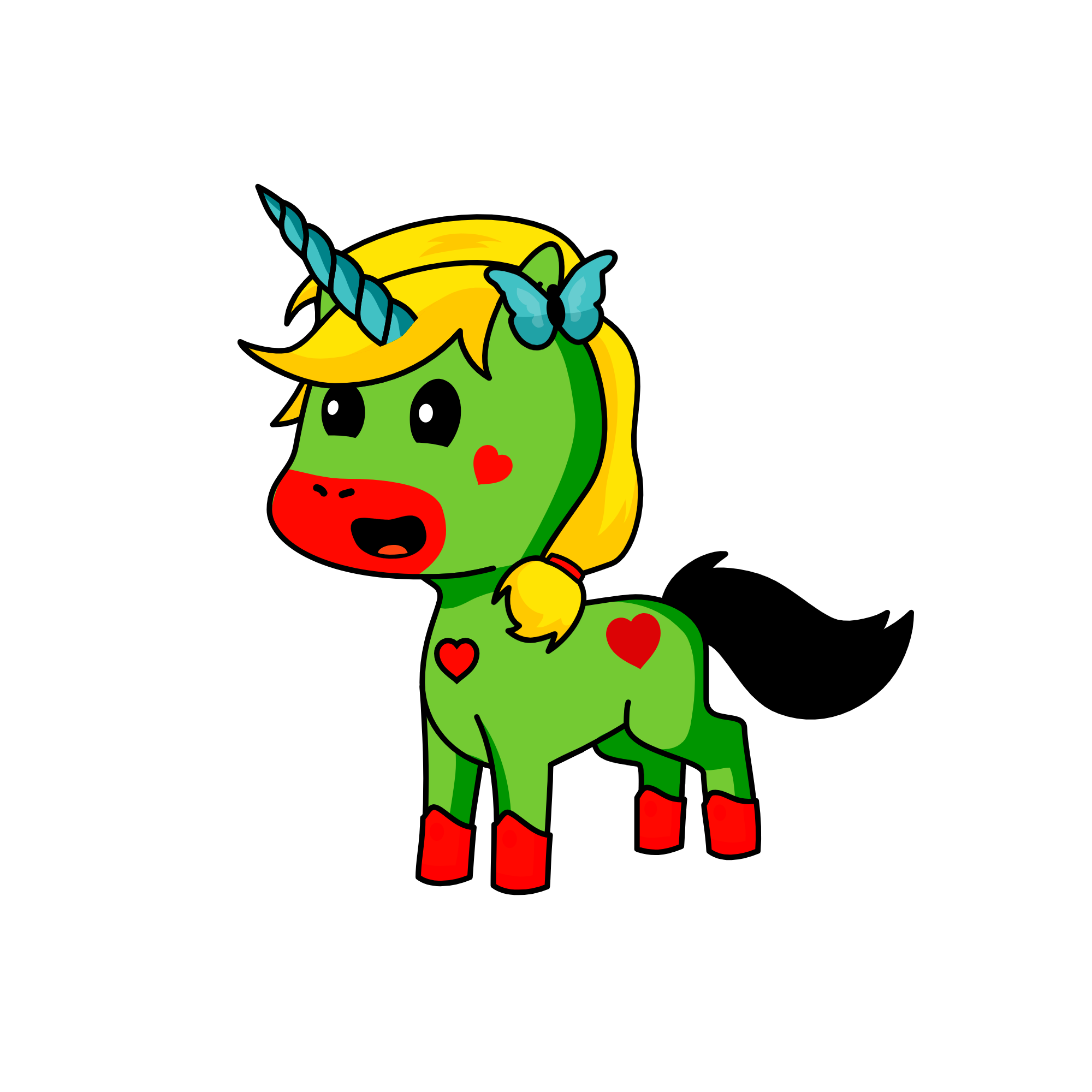 Snowy, the unicorn