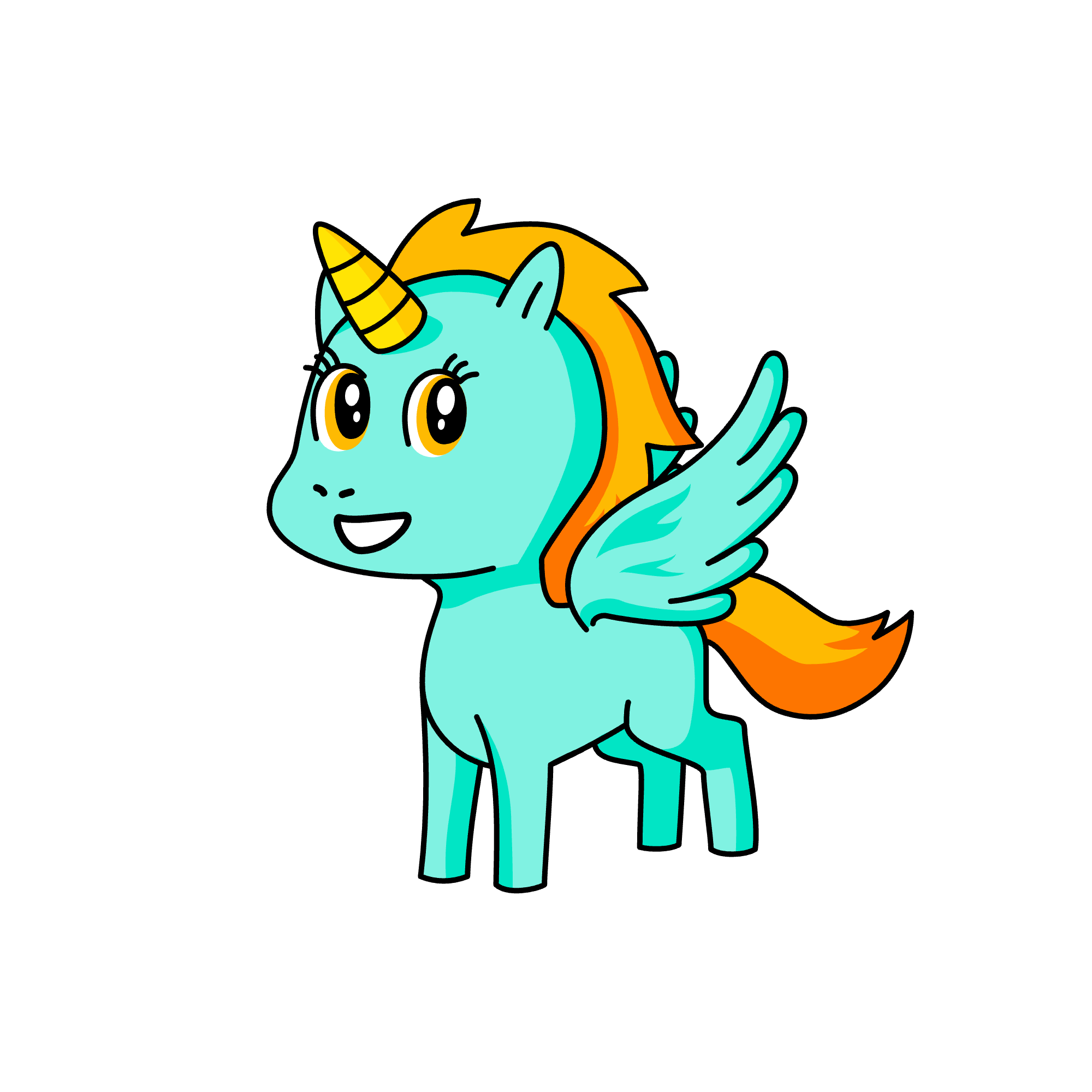 Lightning Dust, the unicorn