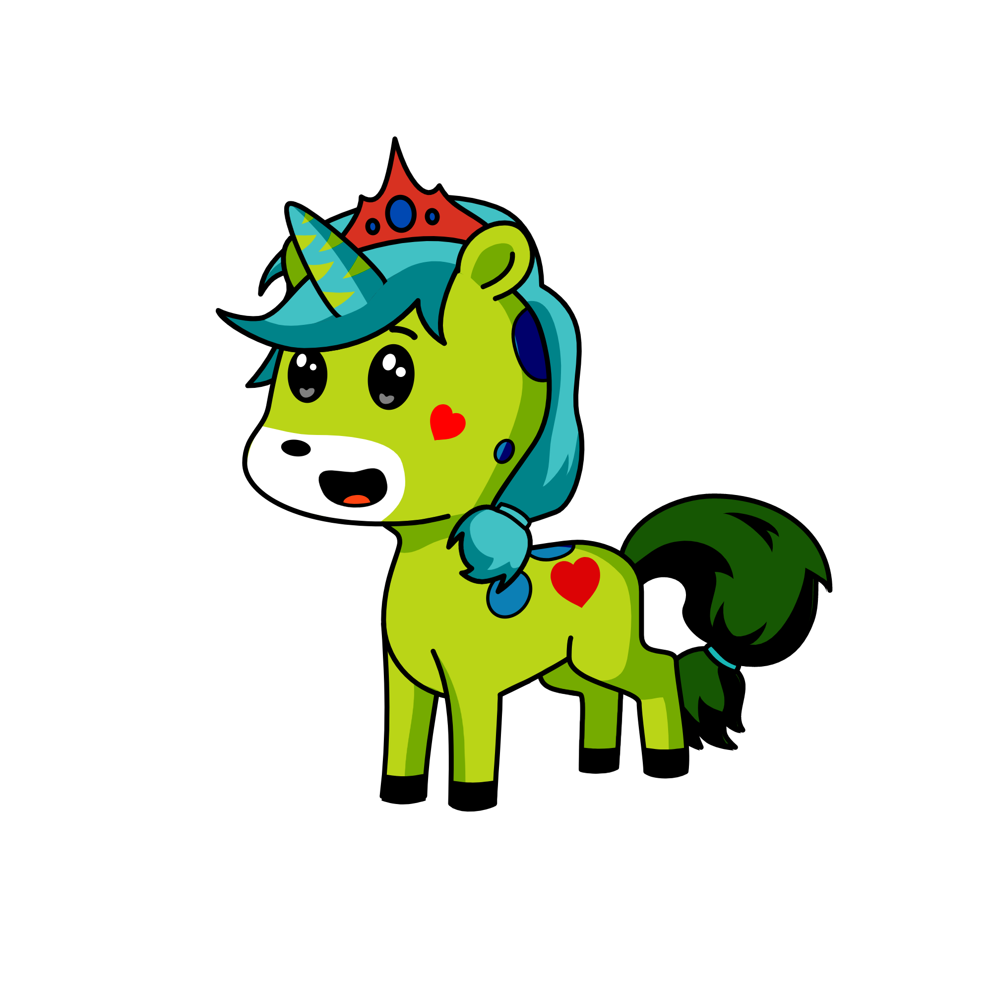 Happiness, the unicorn