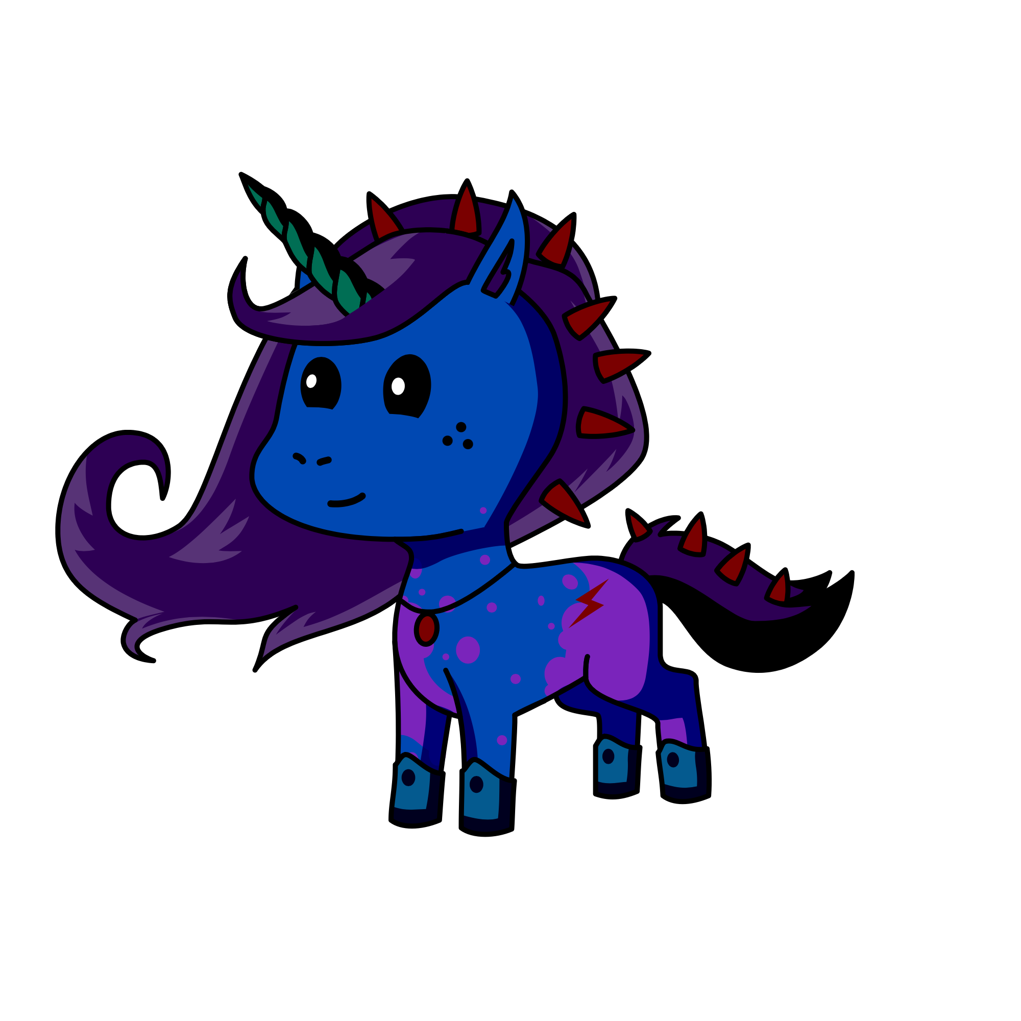 Night unicorn, the unicorn
