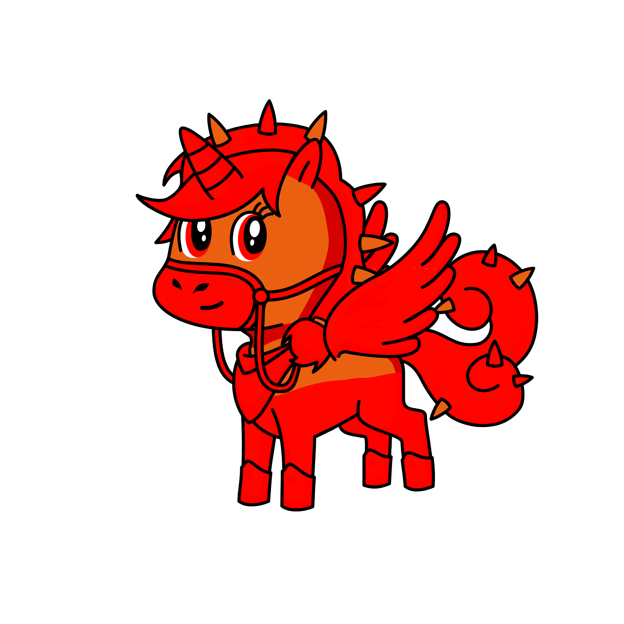 I A M R E D, the unicorn