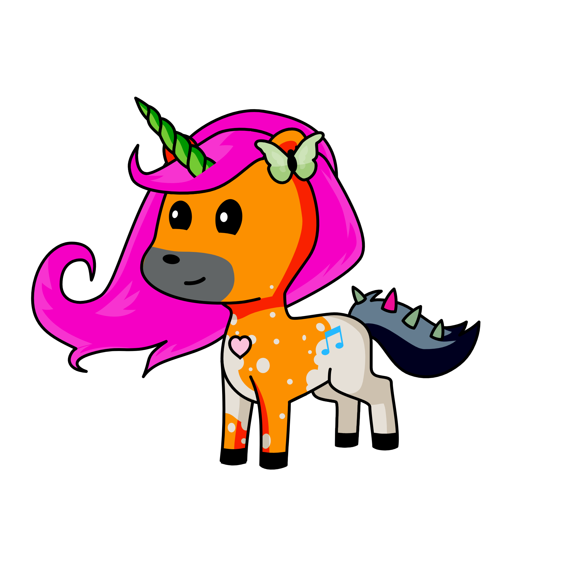 Shellsticorn, the unicorn