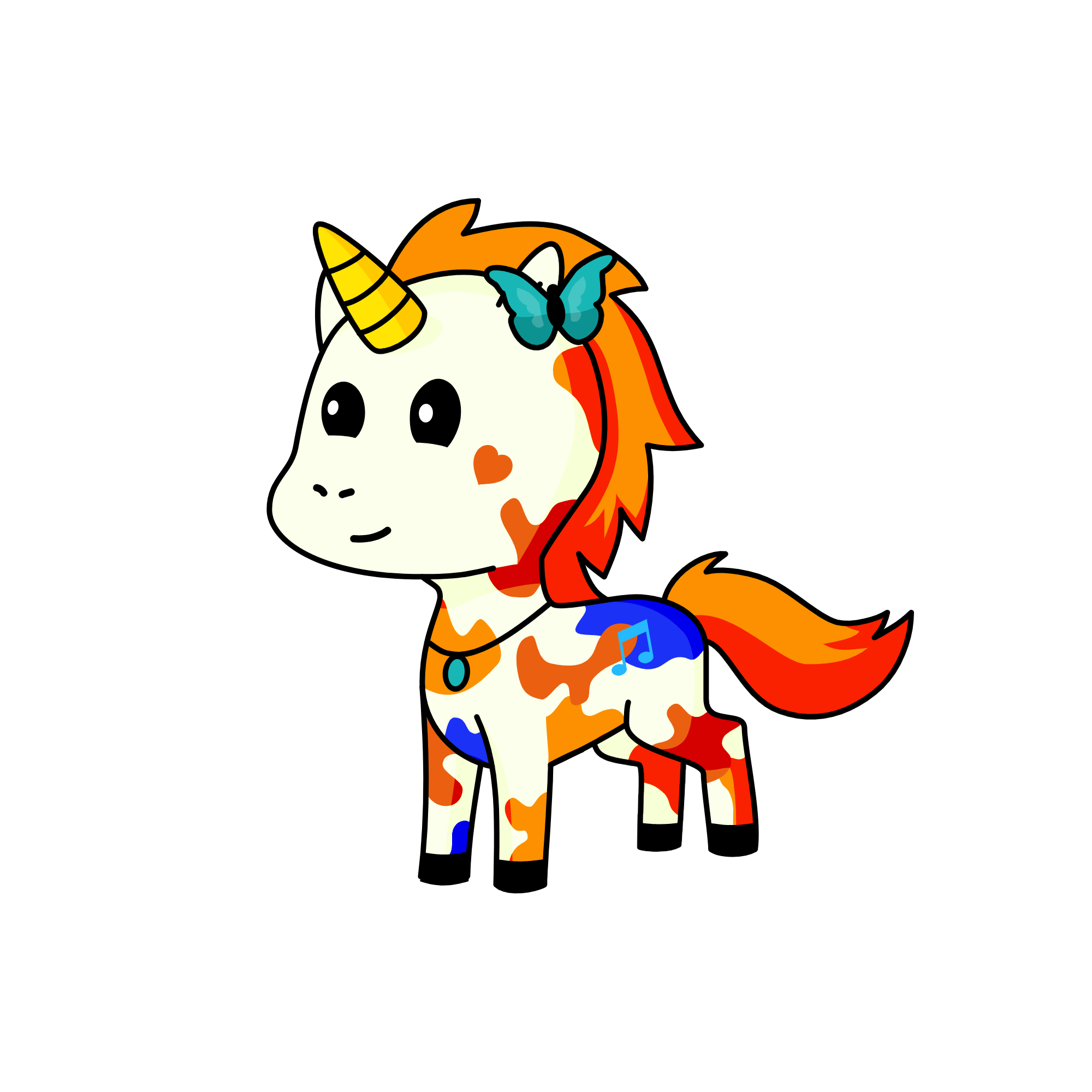 Hazza, the unicorn