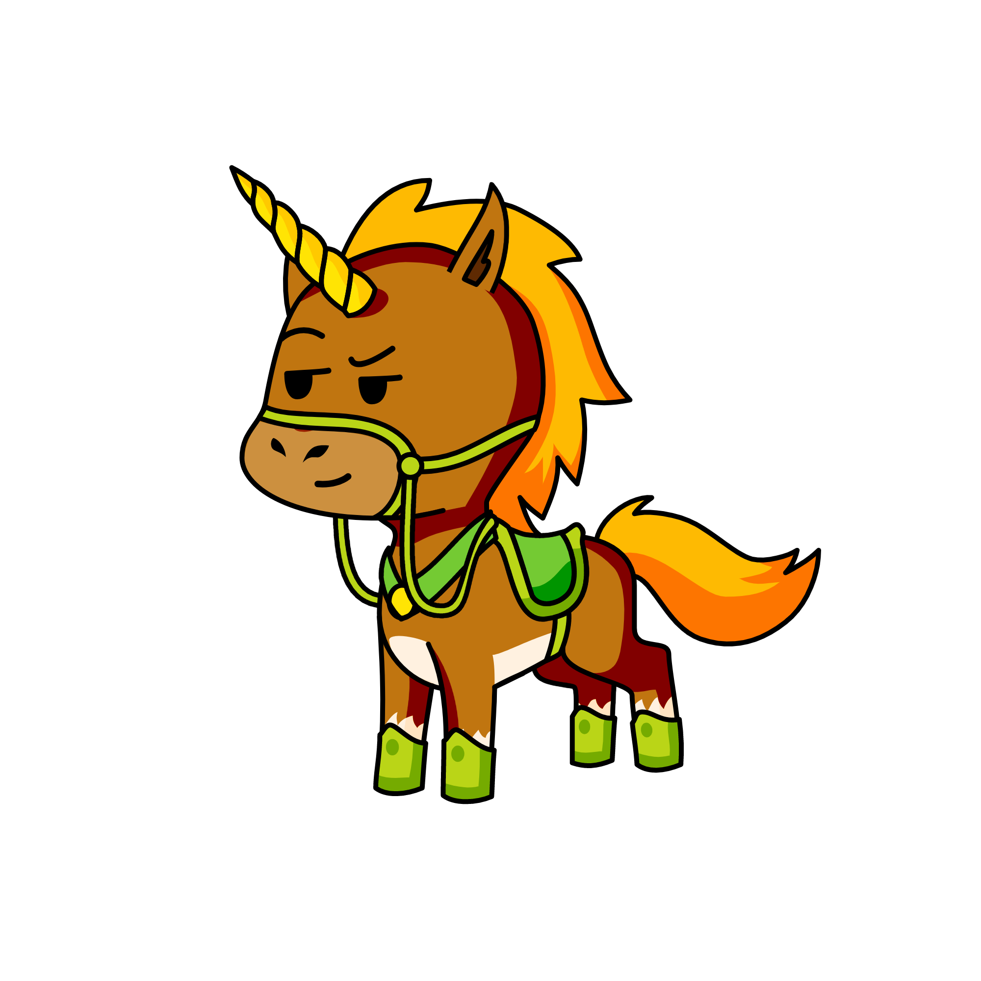 Ganador, the unicorn
