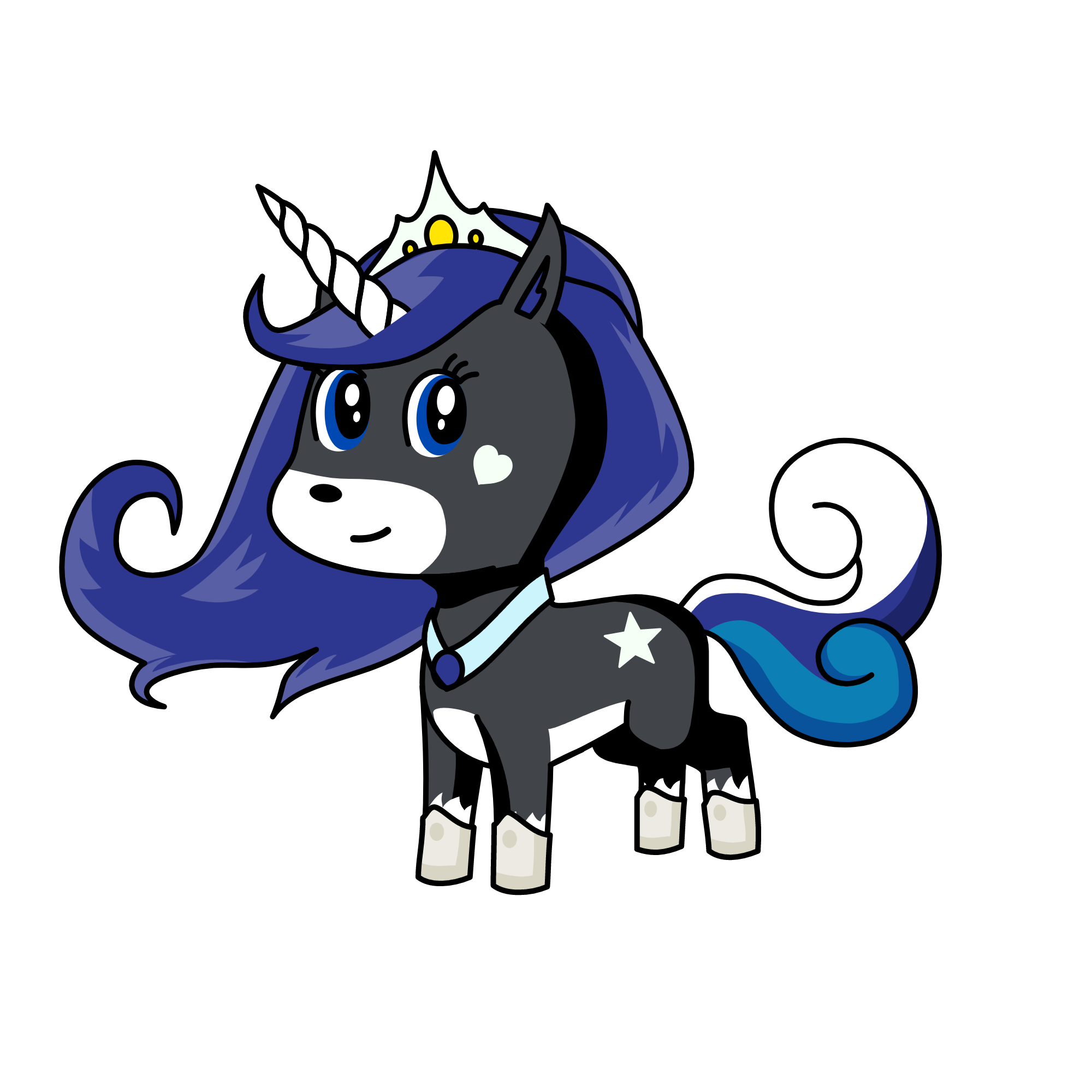 Midnight Lunar, the unicorn