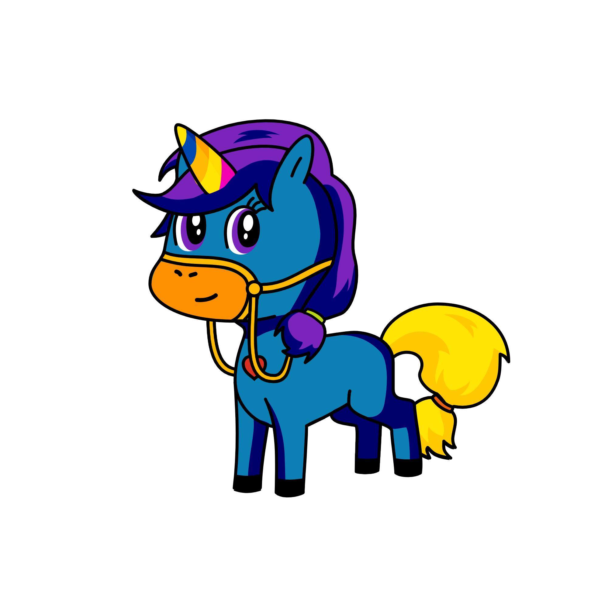 Kuku! 💜🦄💙✨, the unicorn