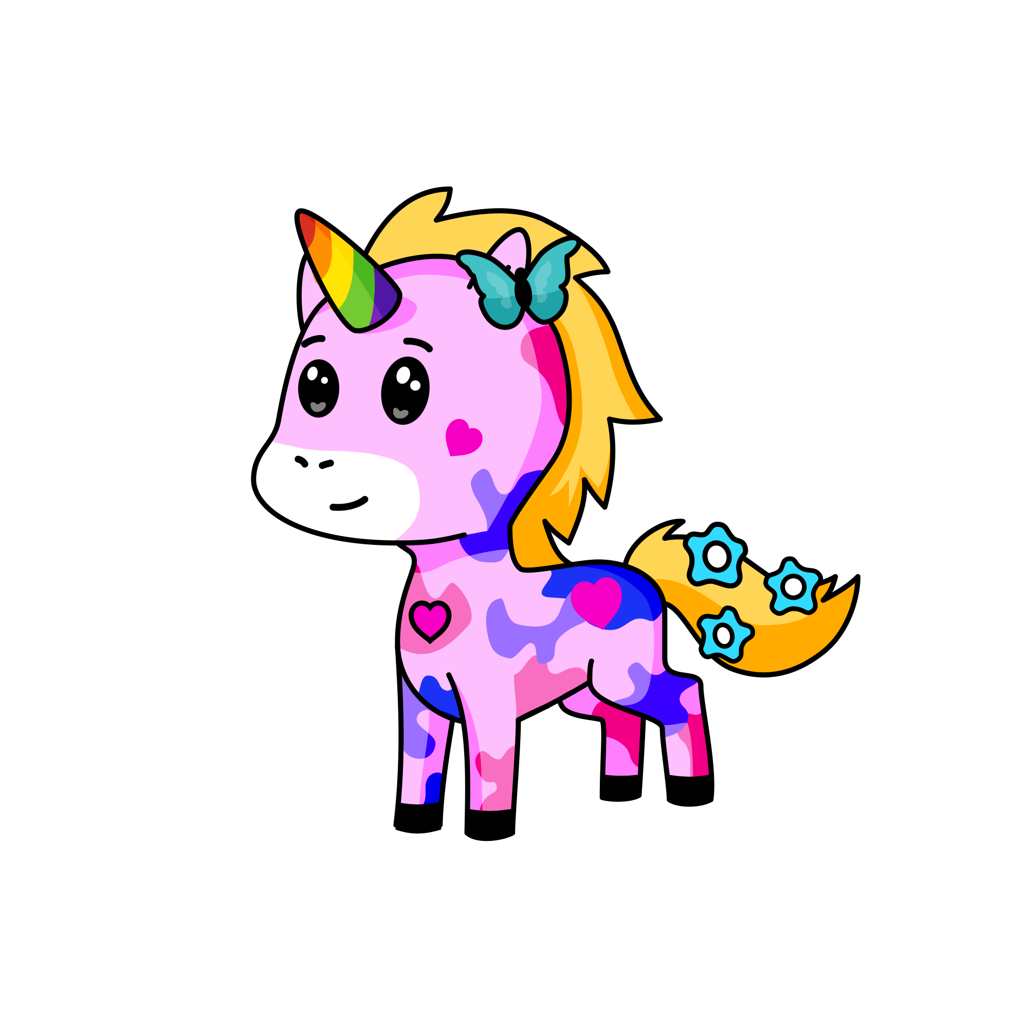Hearty, the unicorn