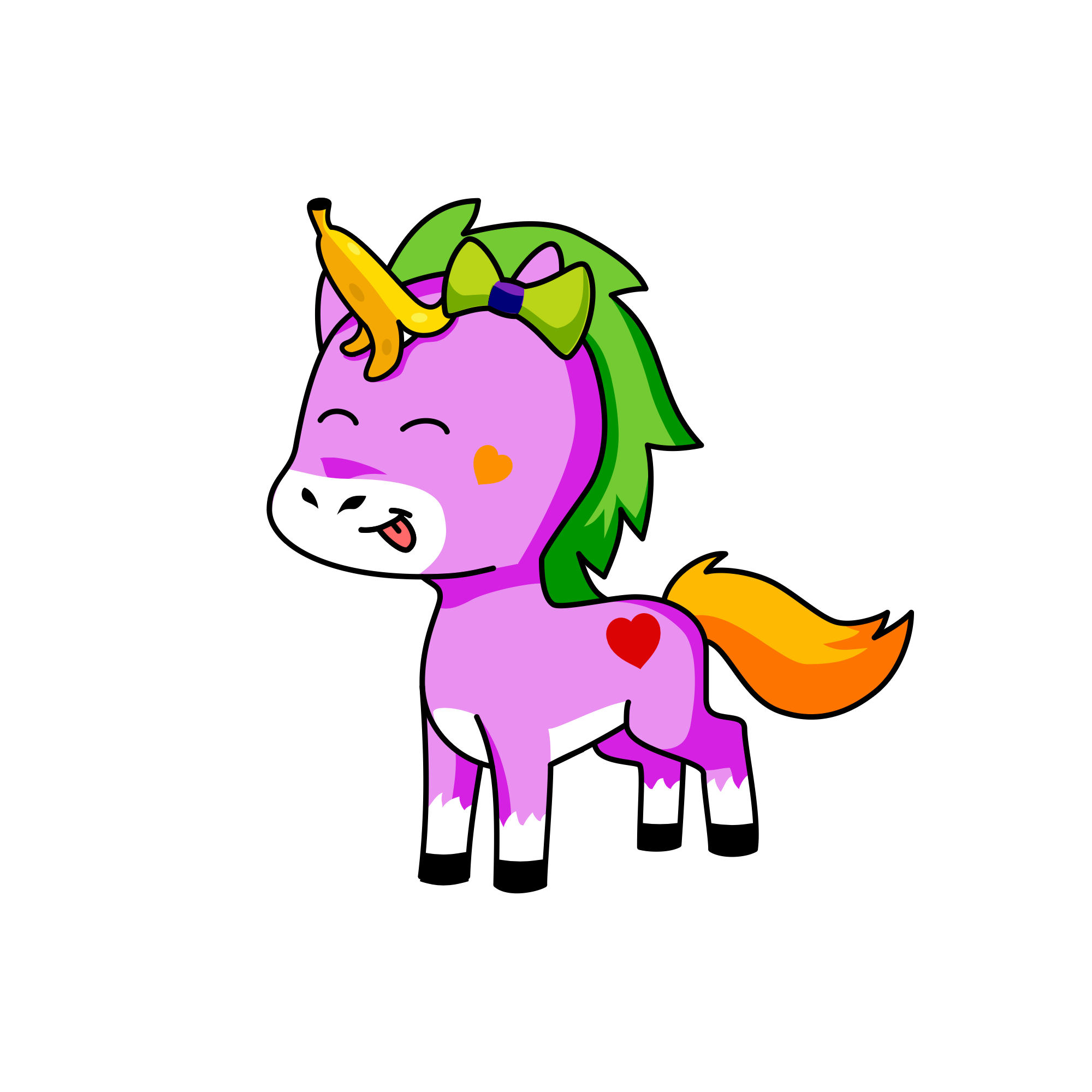 Huhugyhu, the unicorn