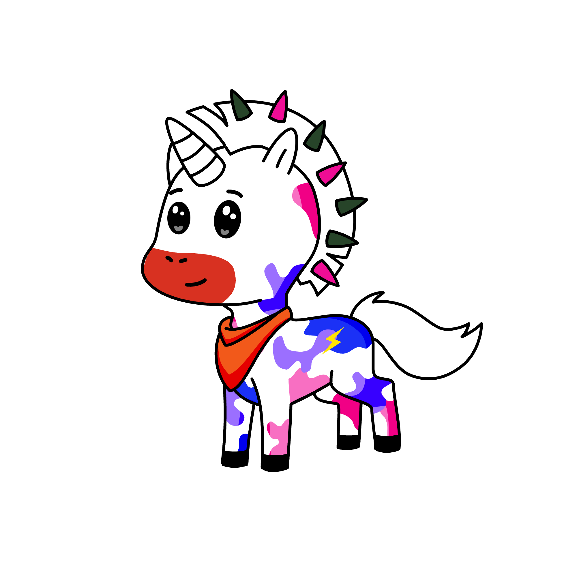 Serif, the unicorn