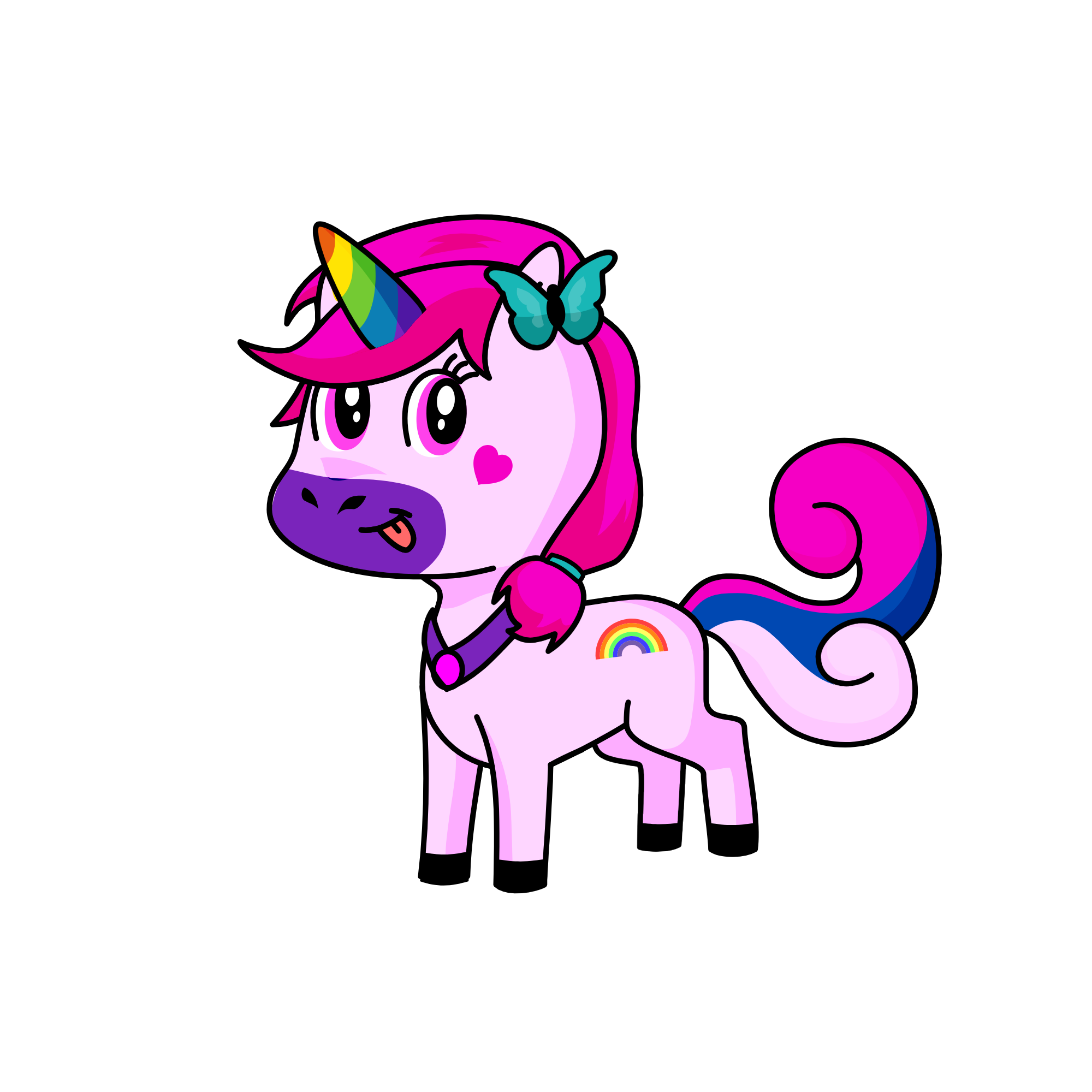 Lilac, the unicorn