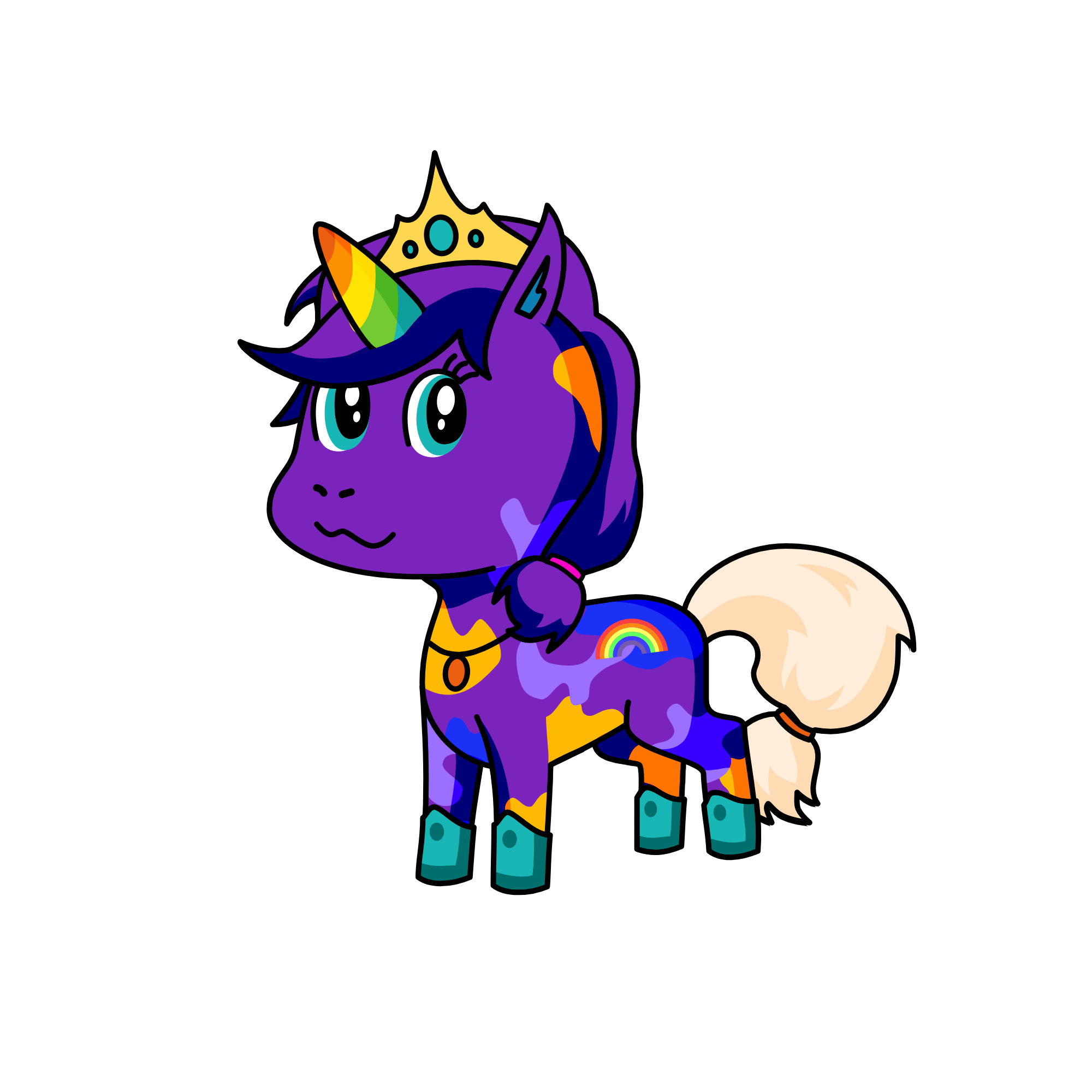 rainbow, the unicorn