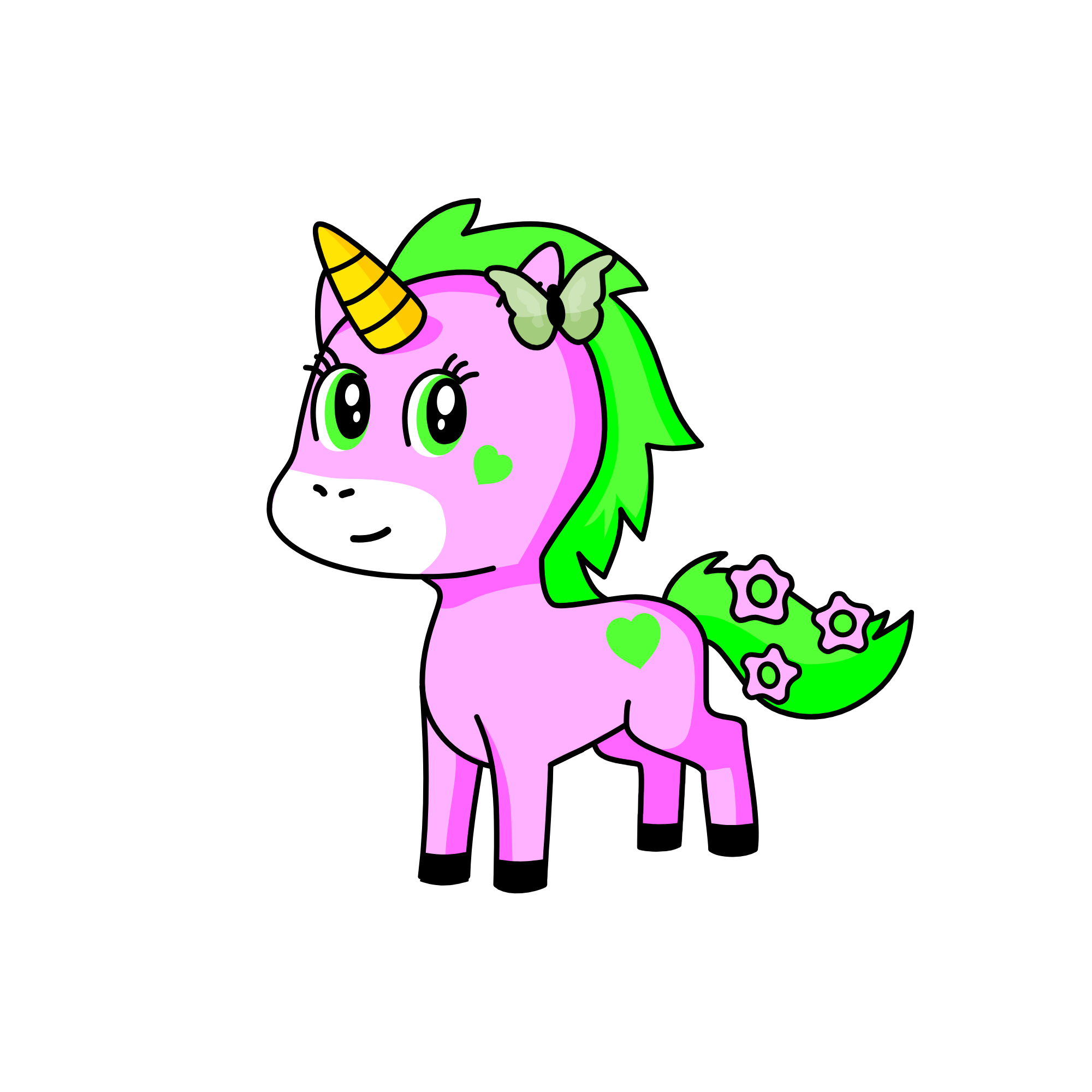 123, the unicorn