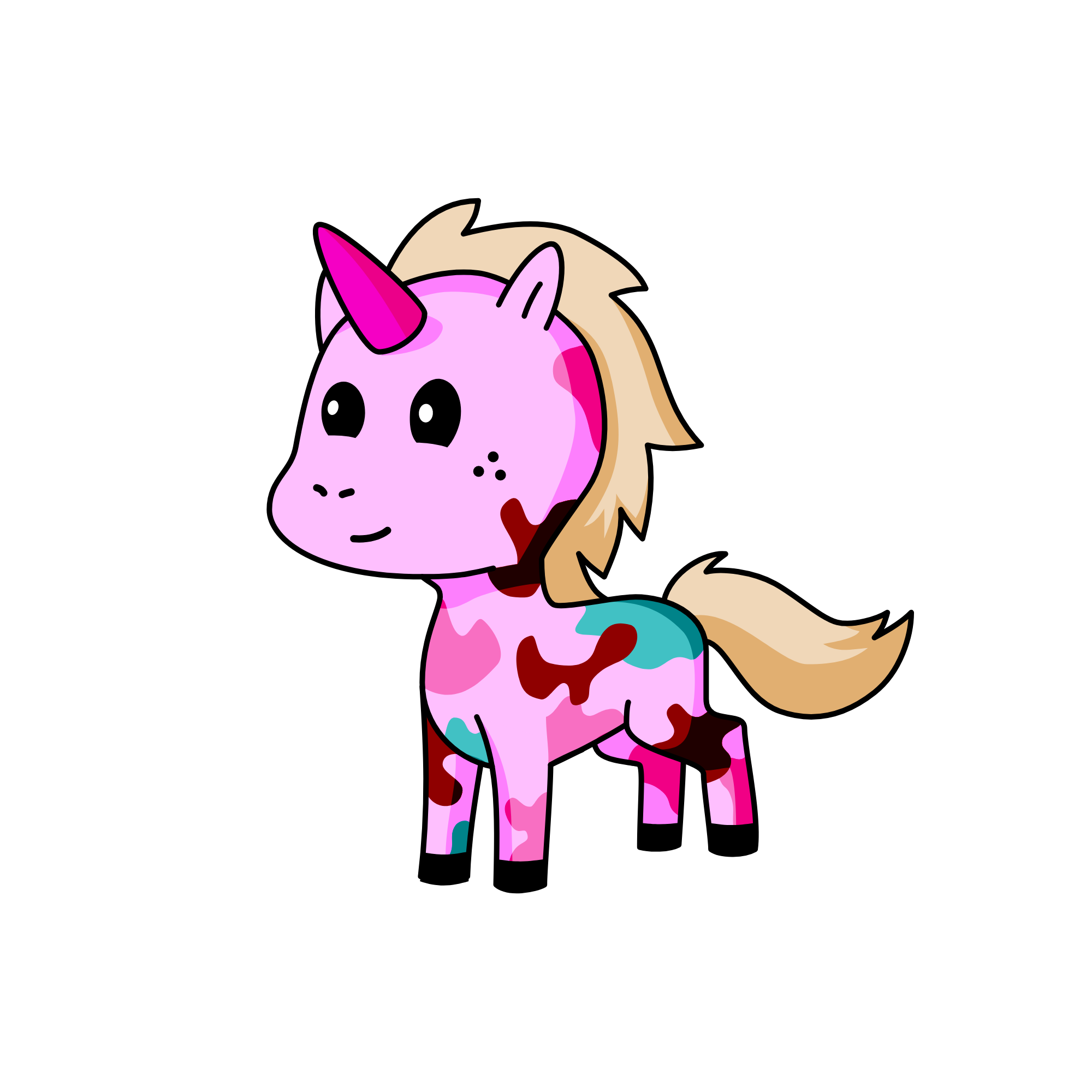 Candy, the unicorn