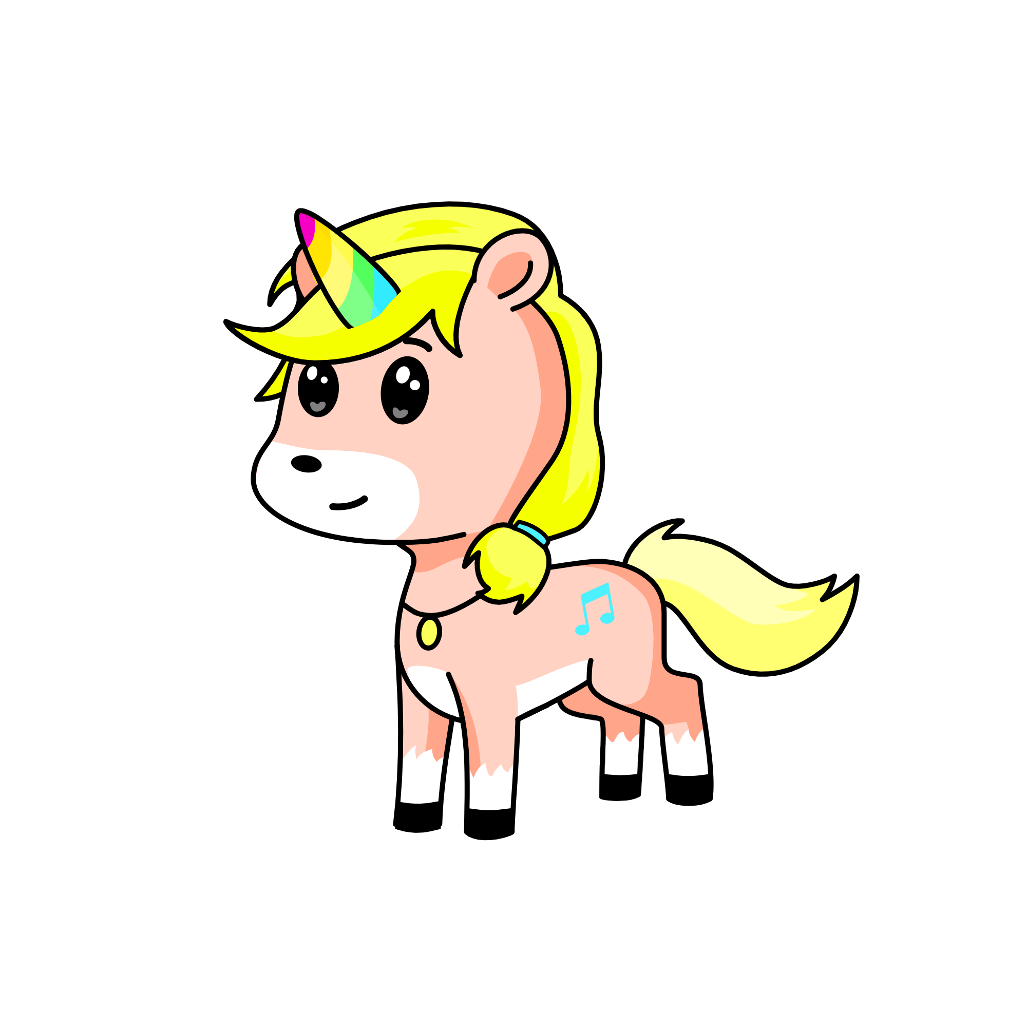 Cutietie, the unicorn