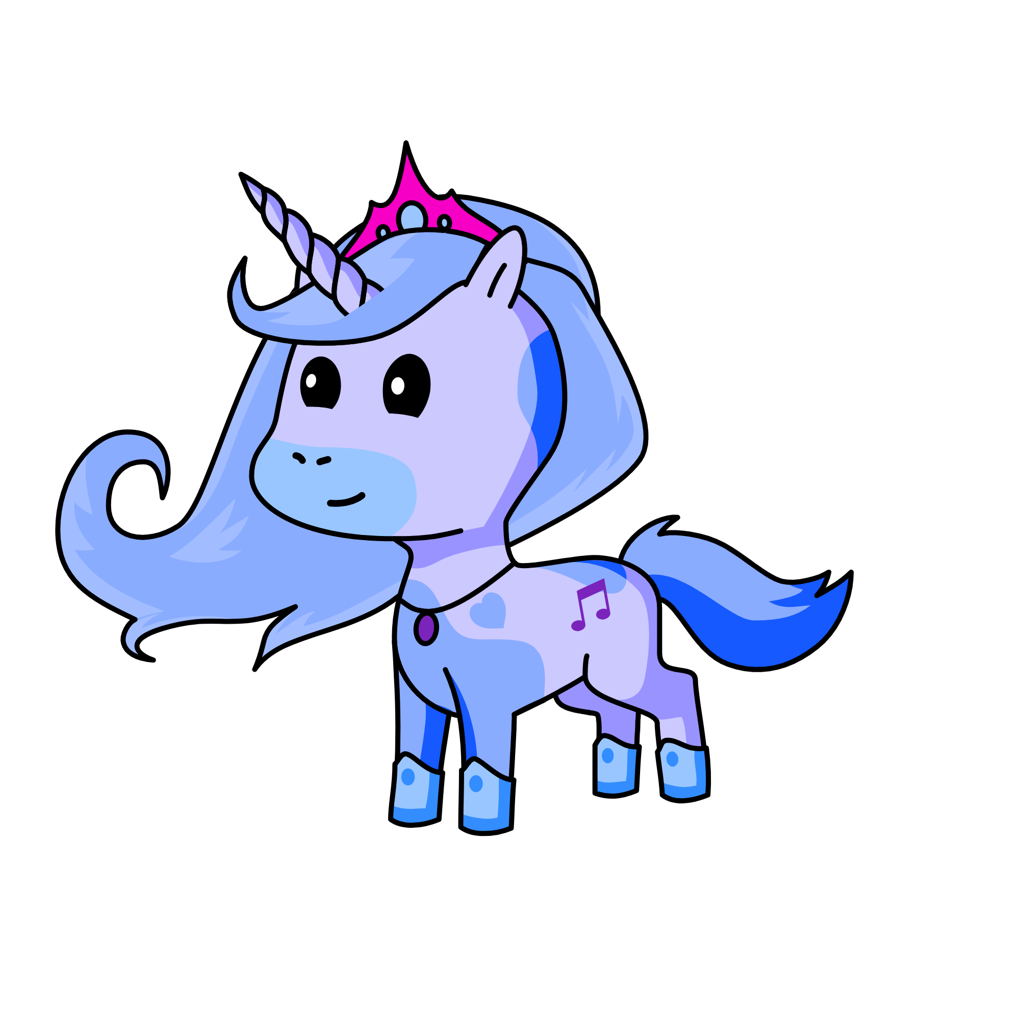 Cornflower, the unicorn