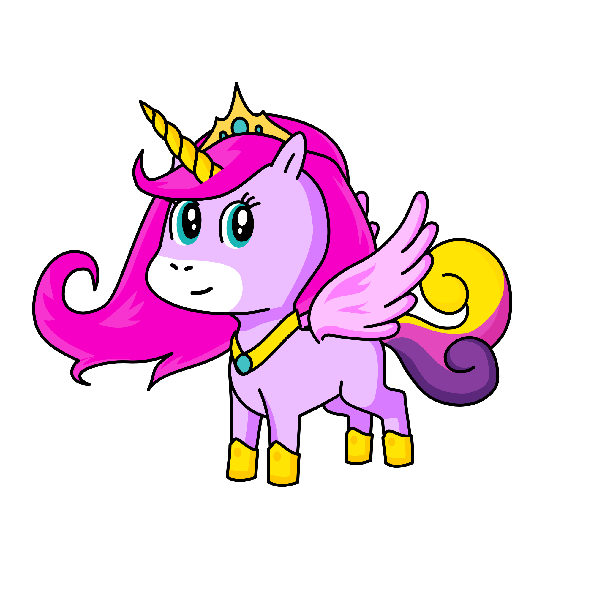 glitter, the unicorn