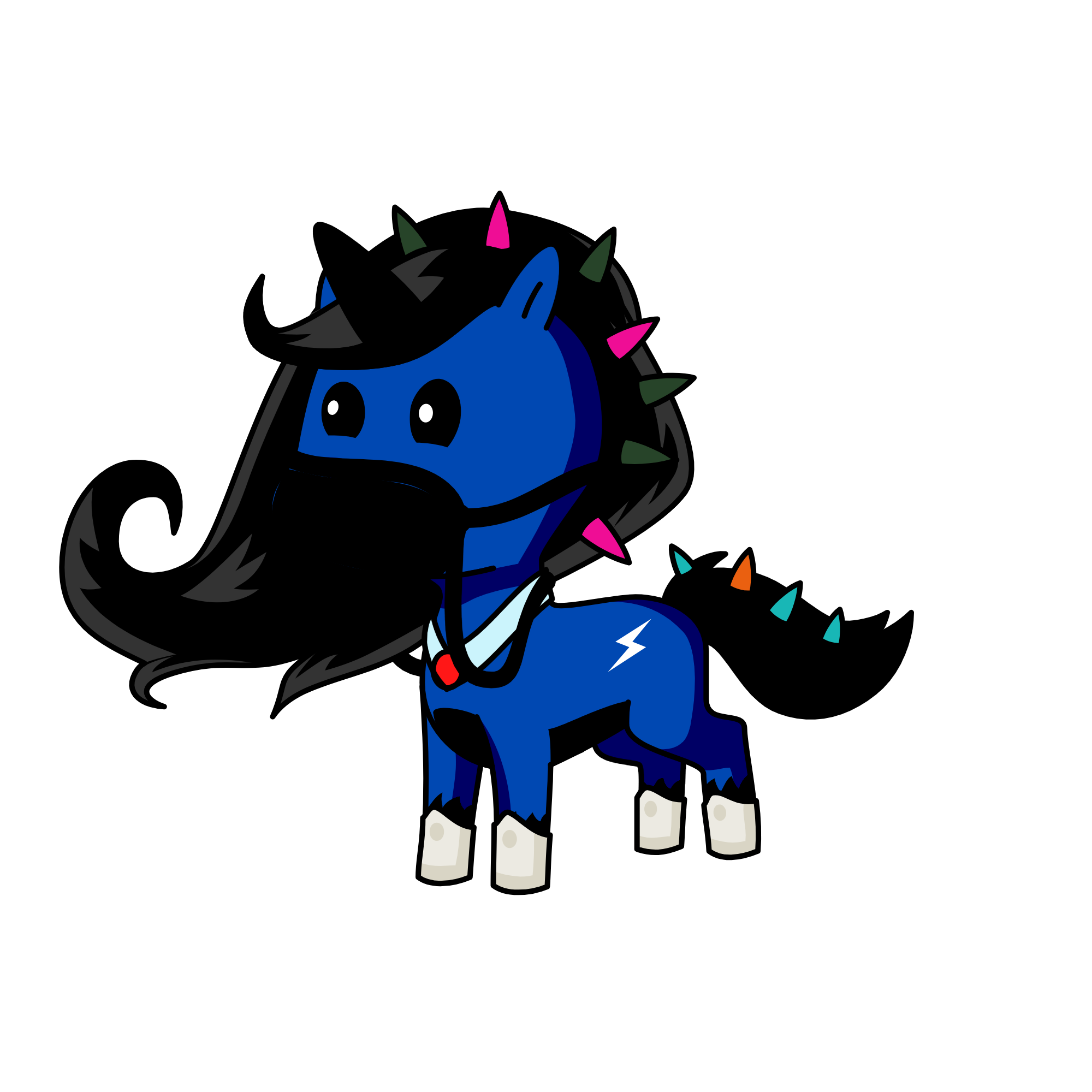 dark, the unicorn