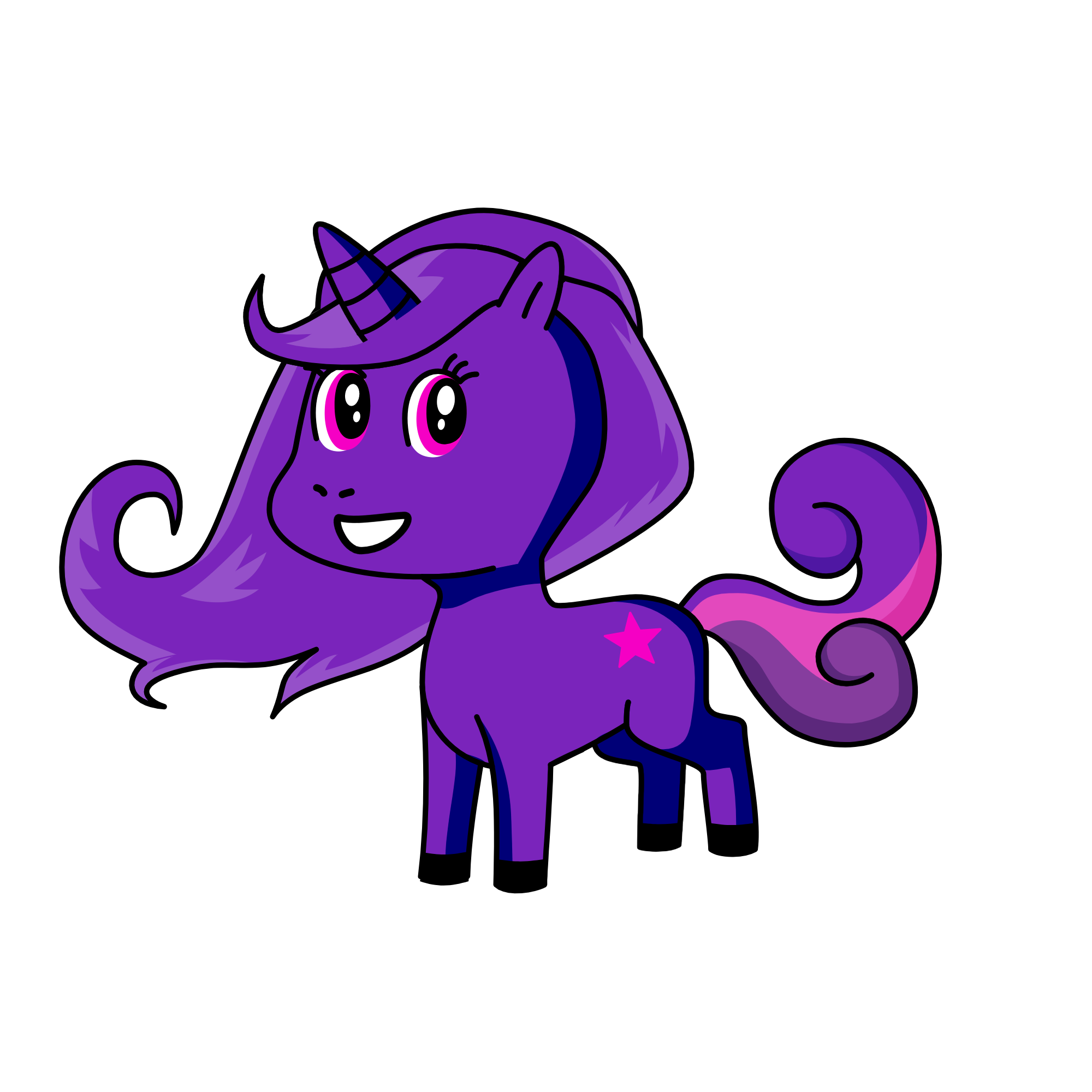 Twilight Sparkle, the unicorn