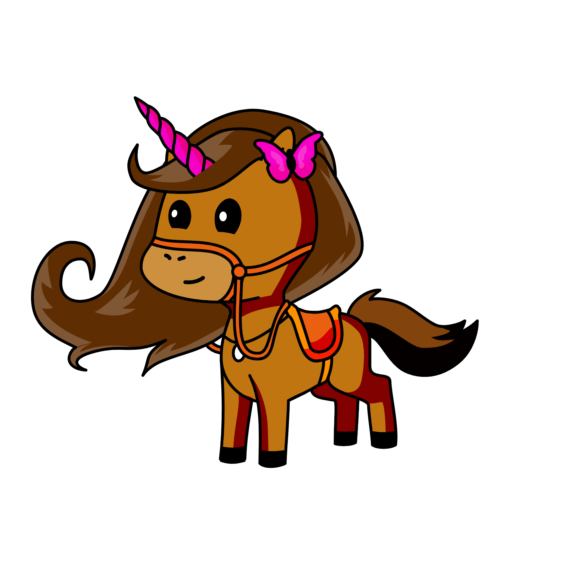 Caramel, the unicorn