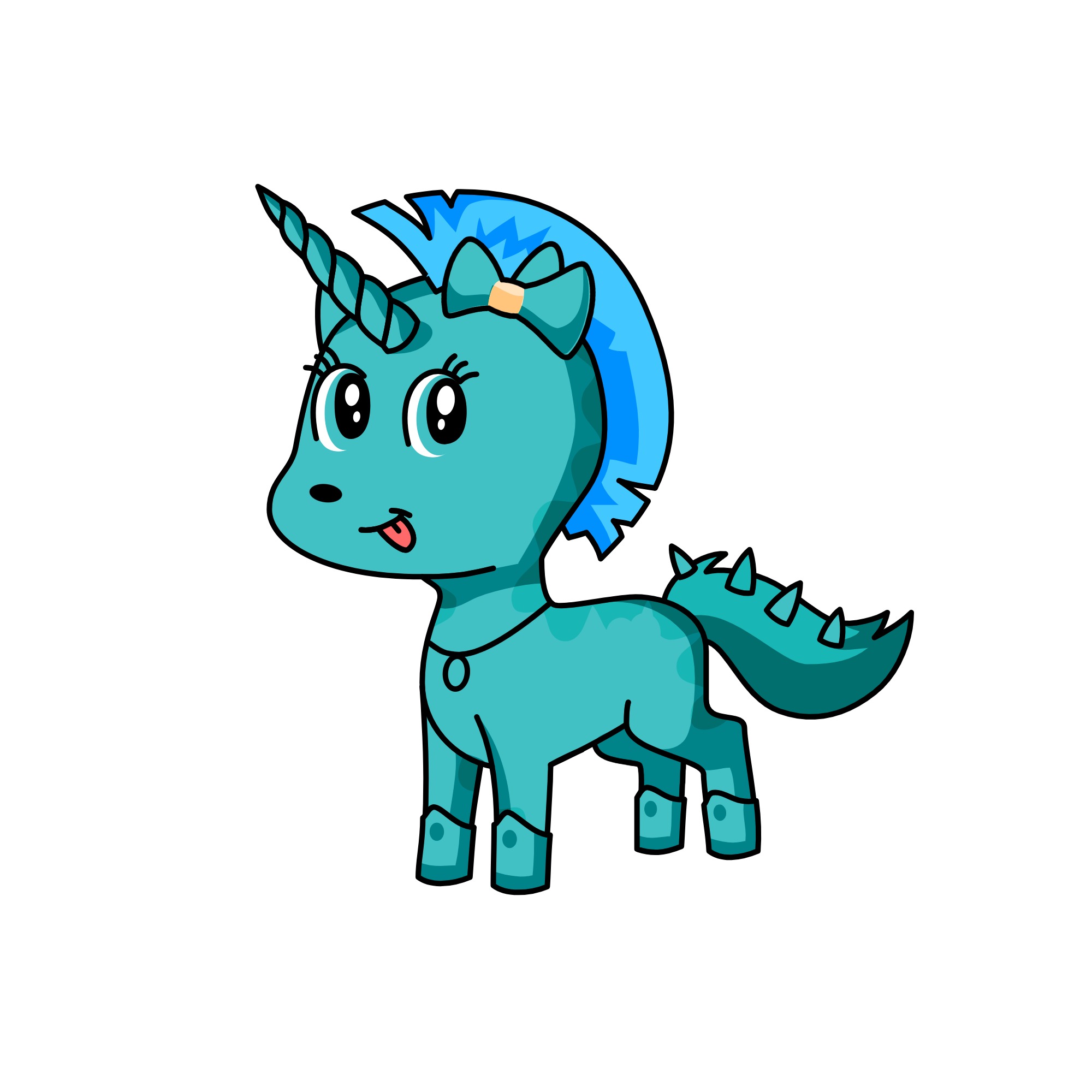 Yo, listen up here's a story About a little guy That lives in a blue world And all day and all night, the unicorn