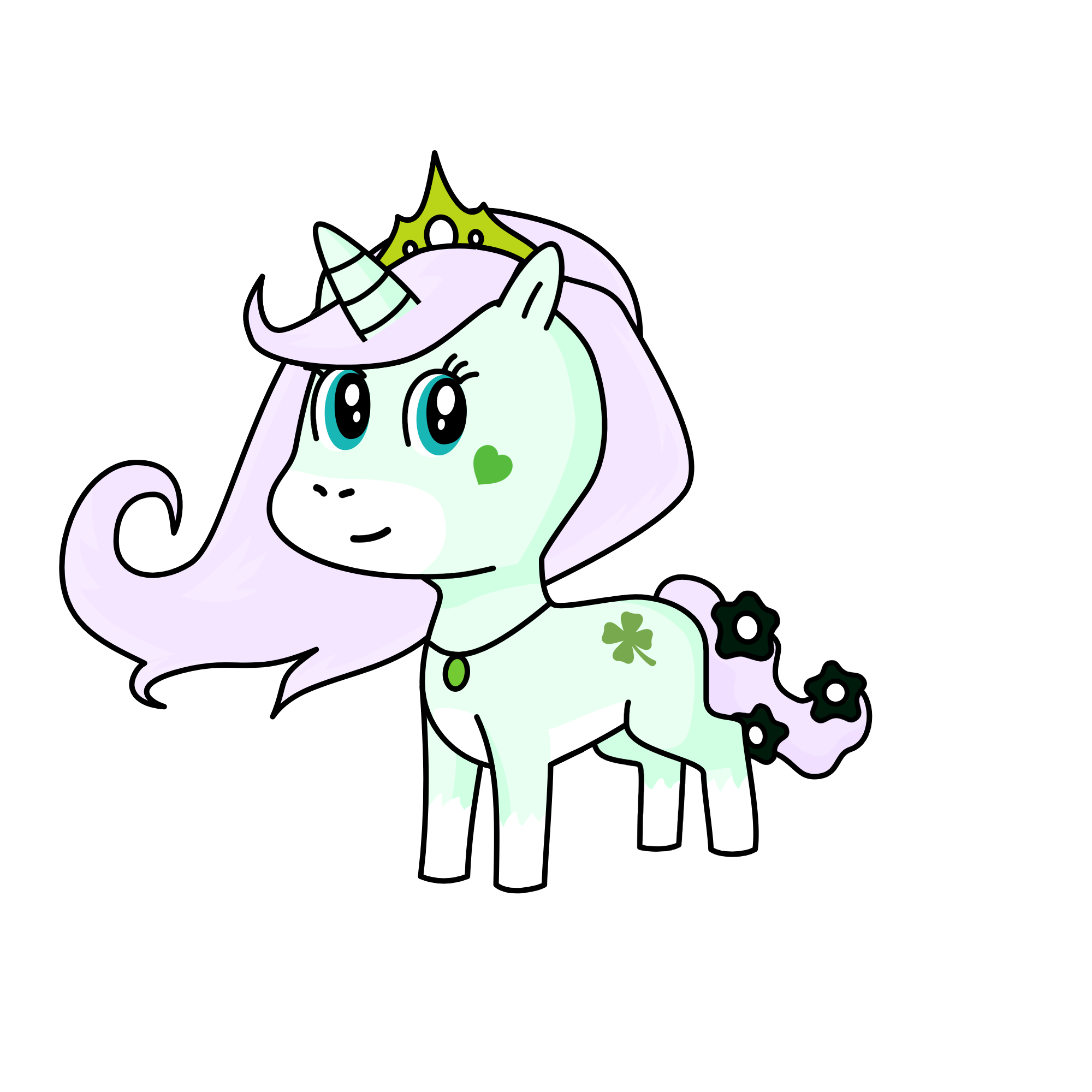 Princess Clover , the unicorn