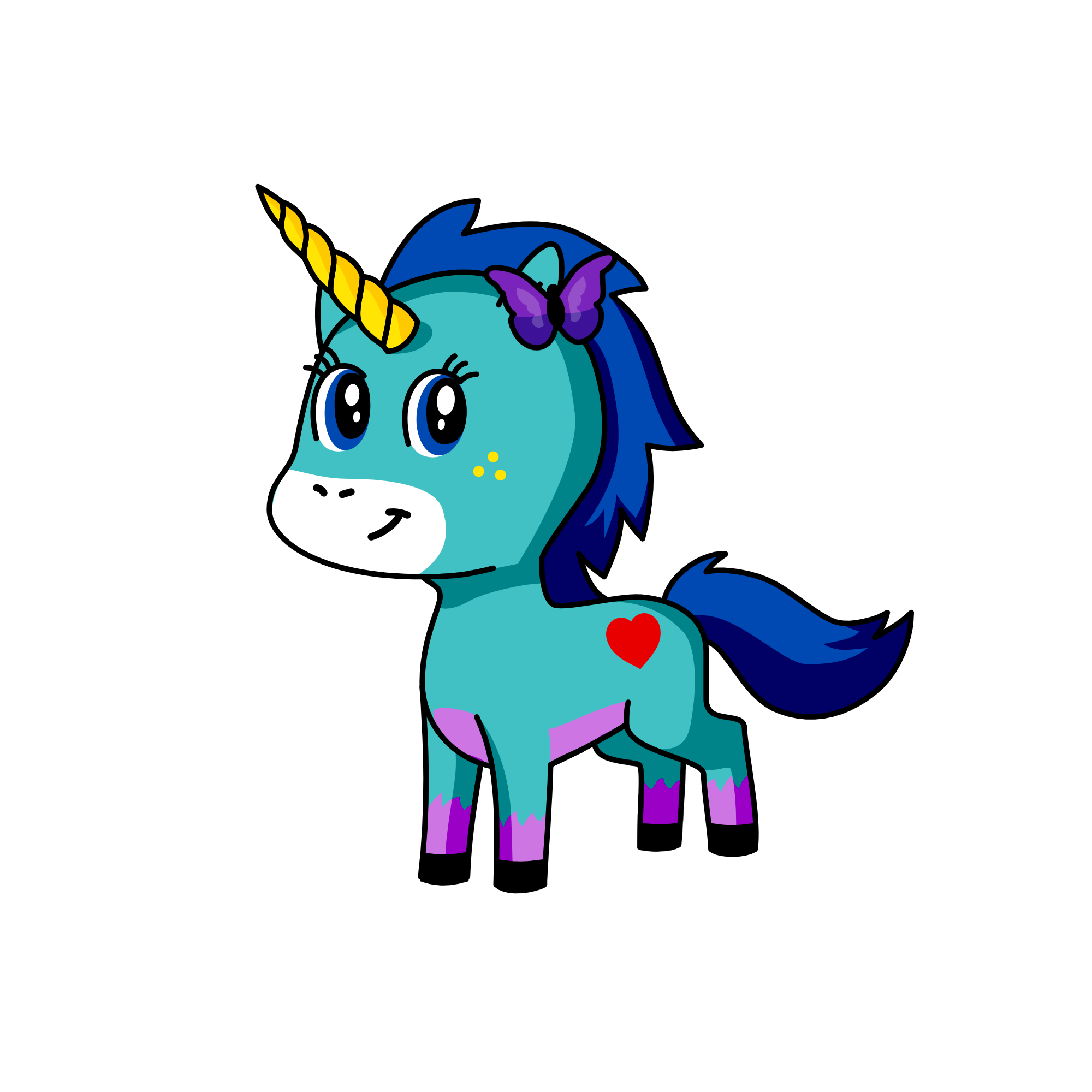 trihglight, the unicorn
