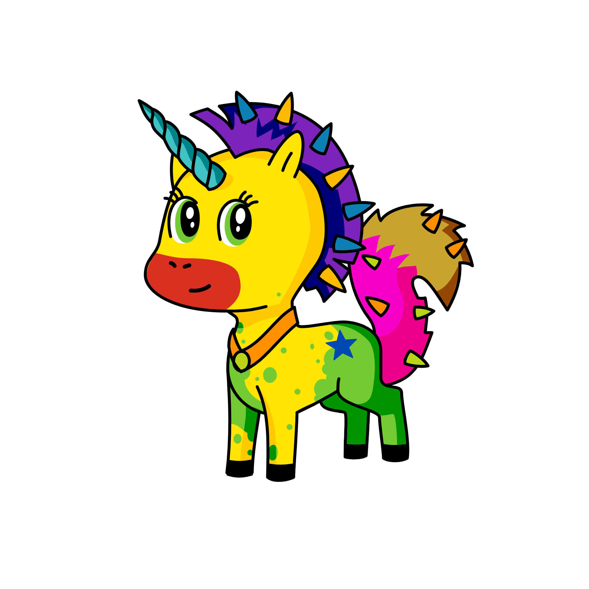 Sussy backa, the unicorn