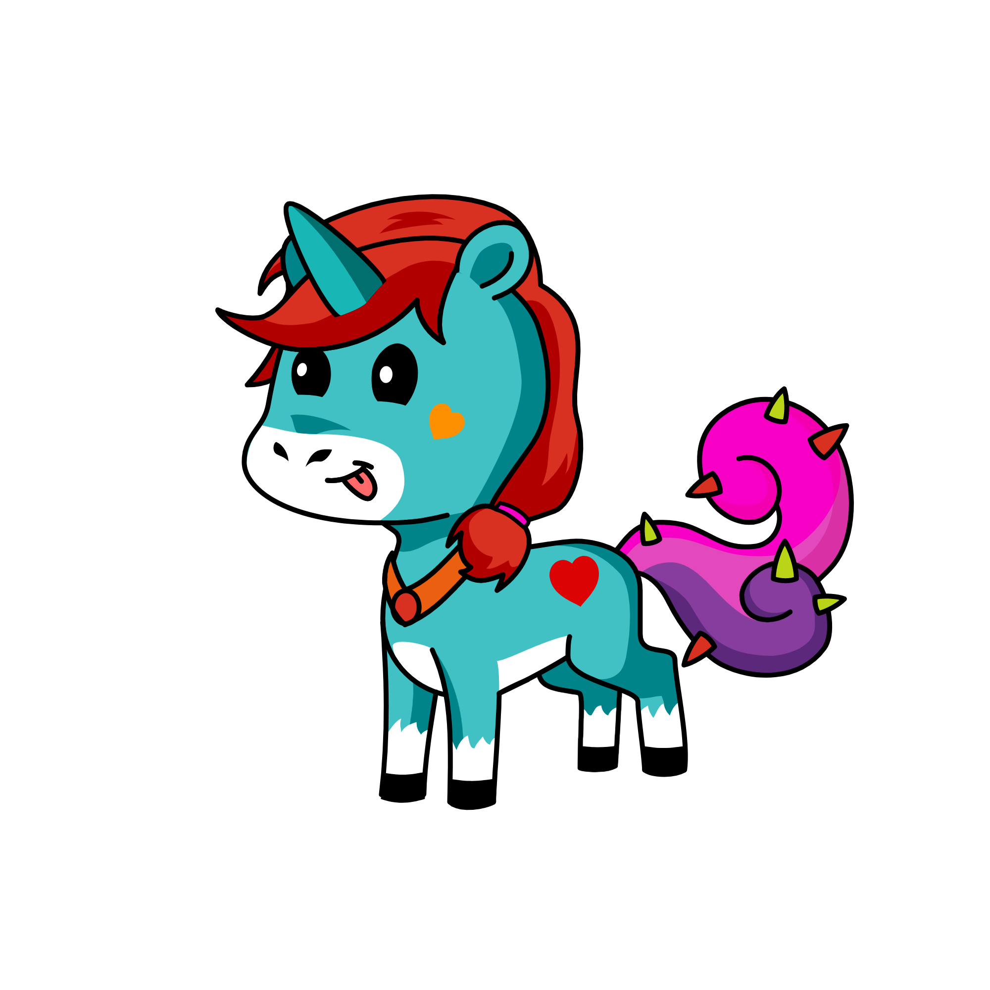 小小侠1号, the unicorn