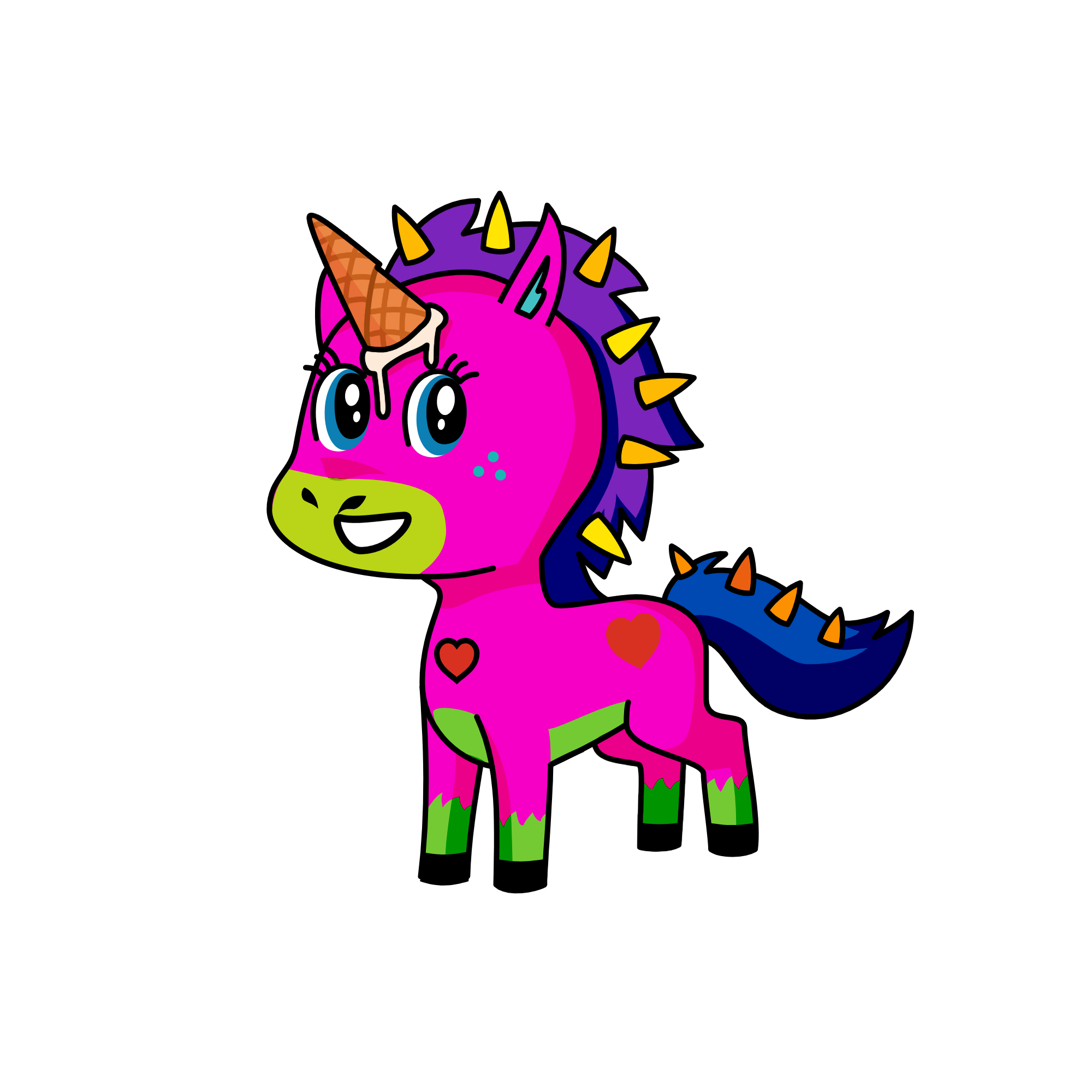 heart, the unicorn