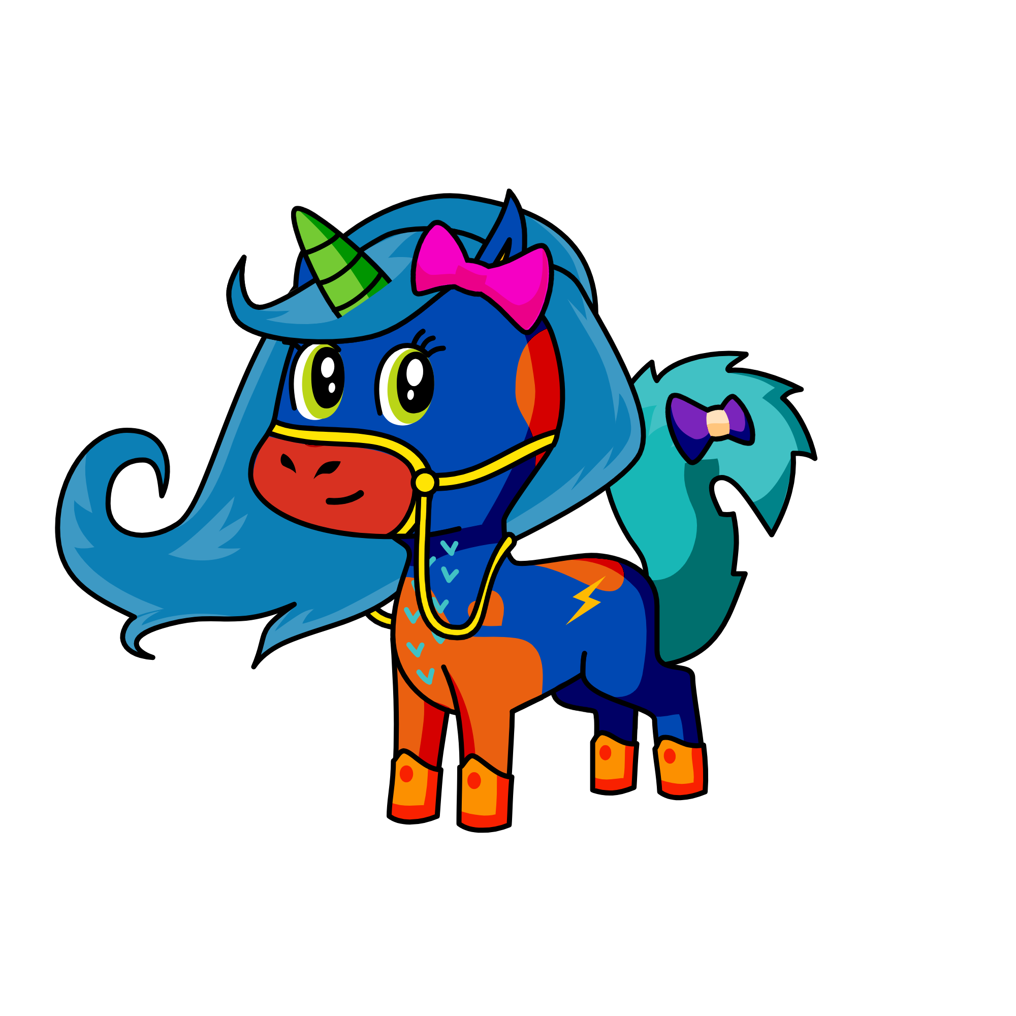 Lightning, the unicorn